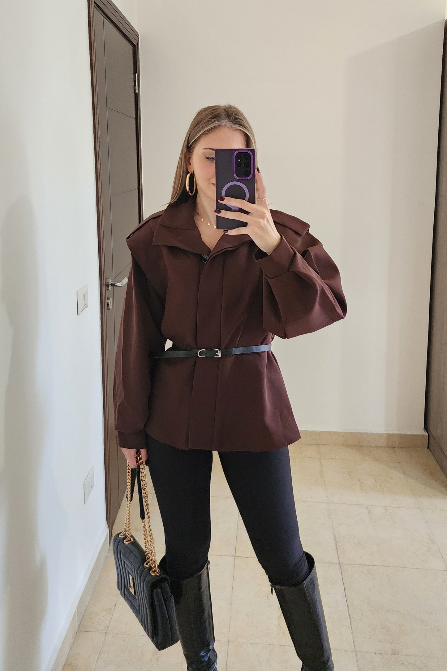 Aline Brown Jacket