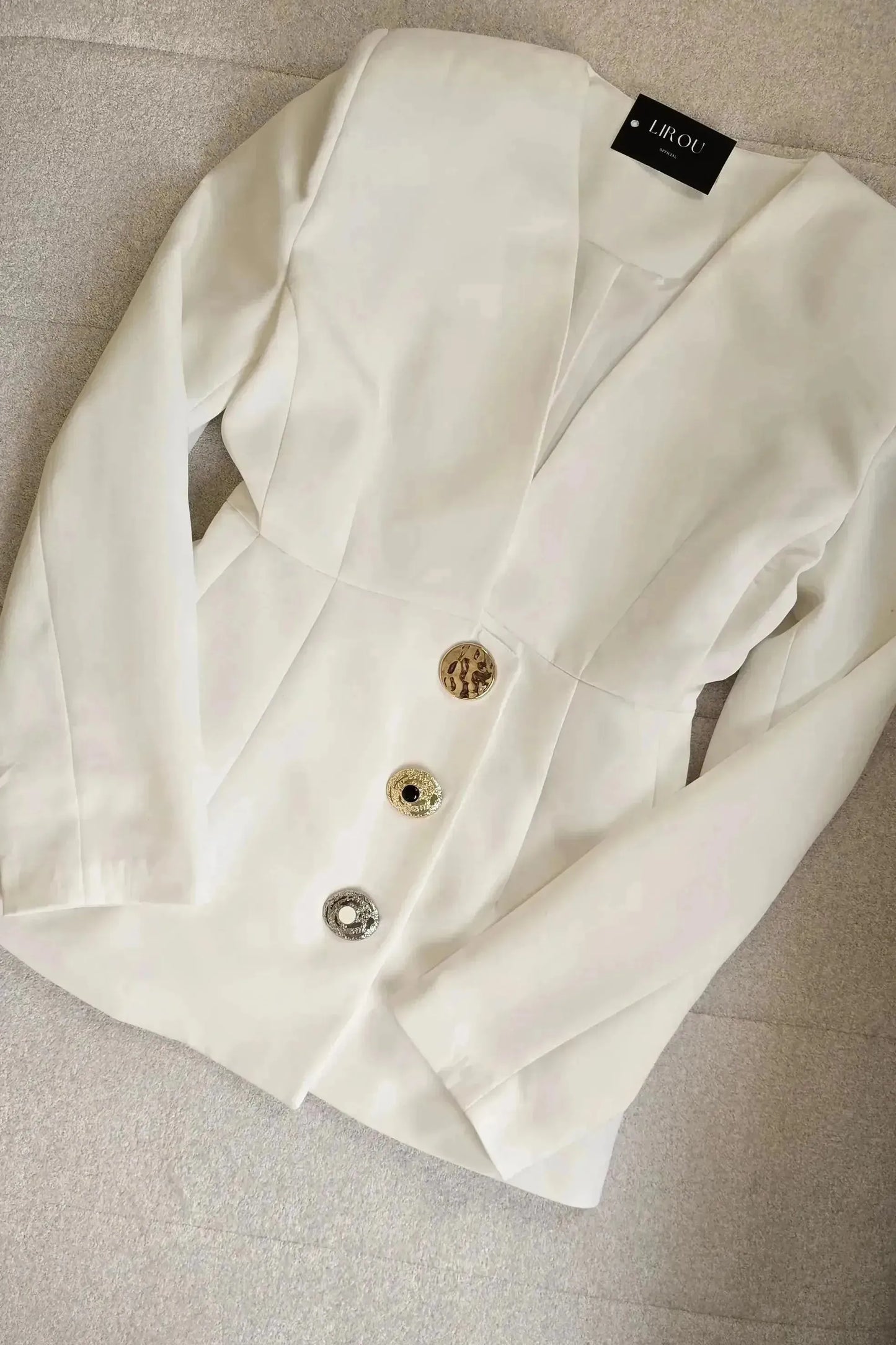 Blazer and Pants White Suit