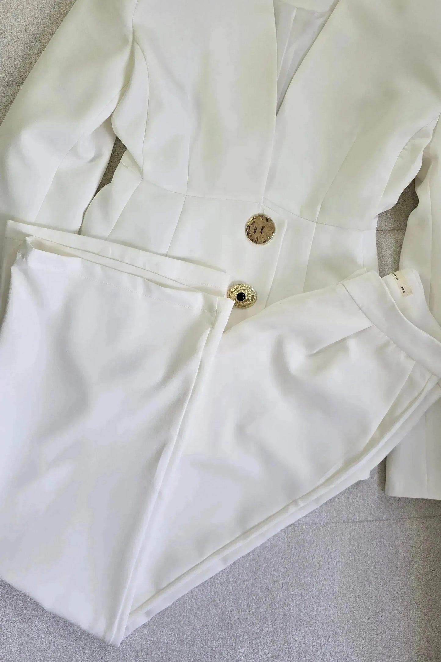 Blazer and Pants White Suit