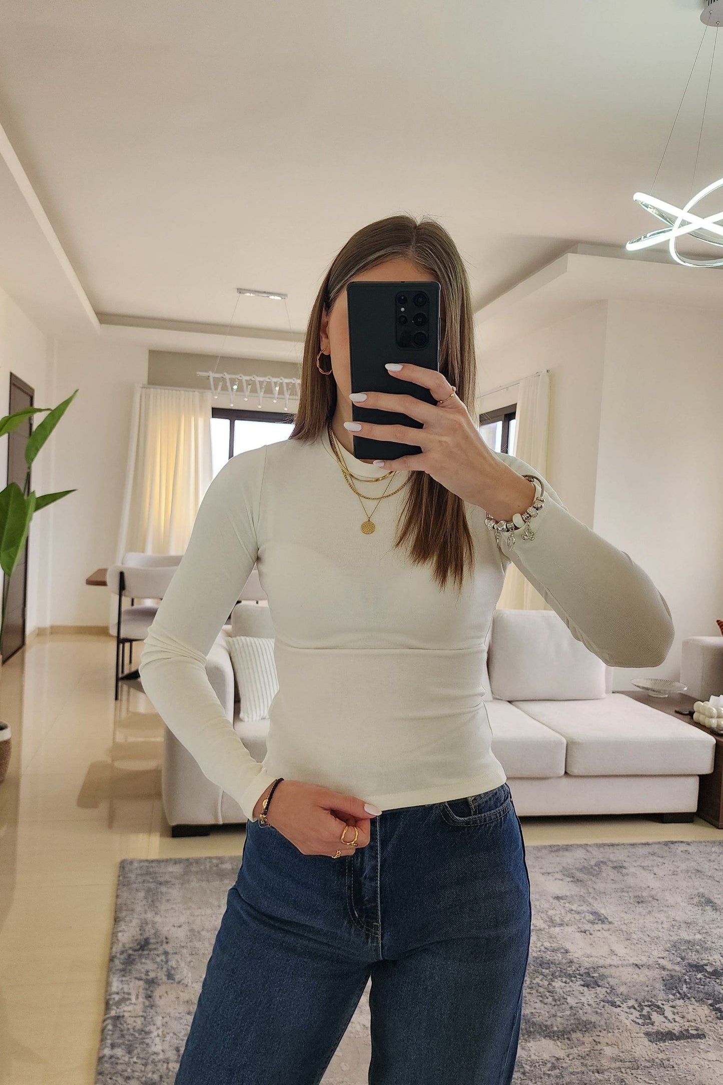 White Basic Top