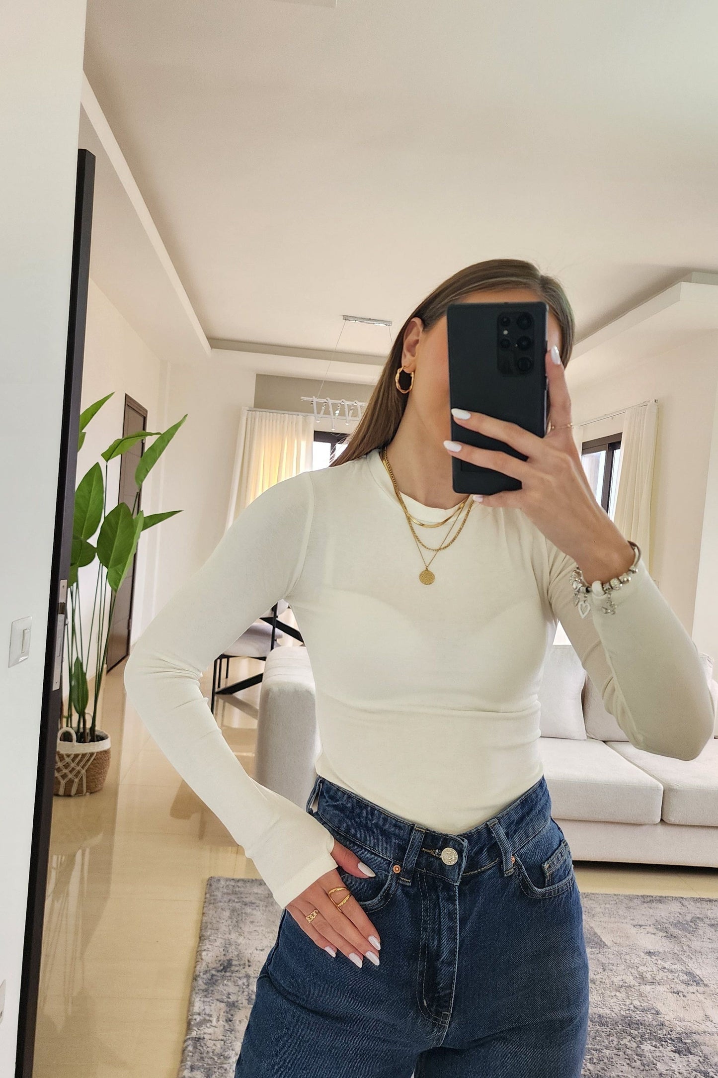 White Basic Top