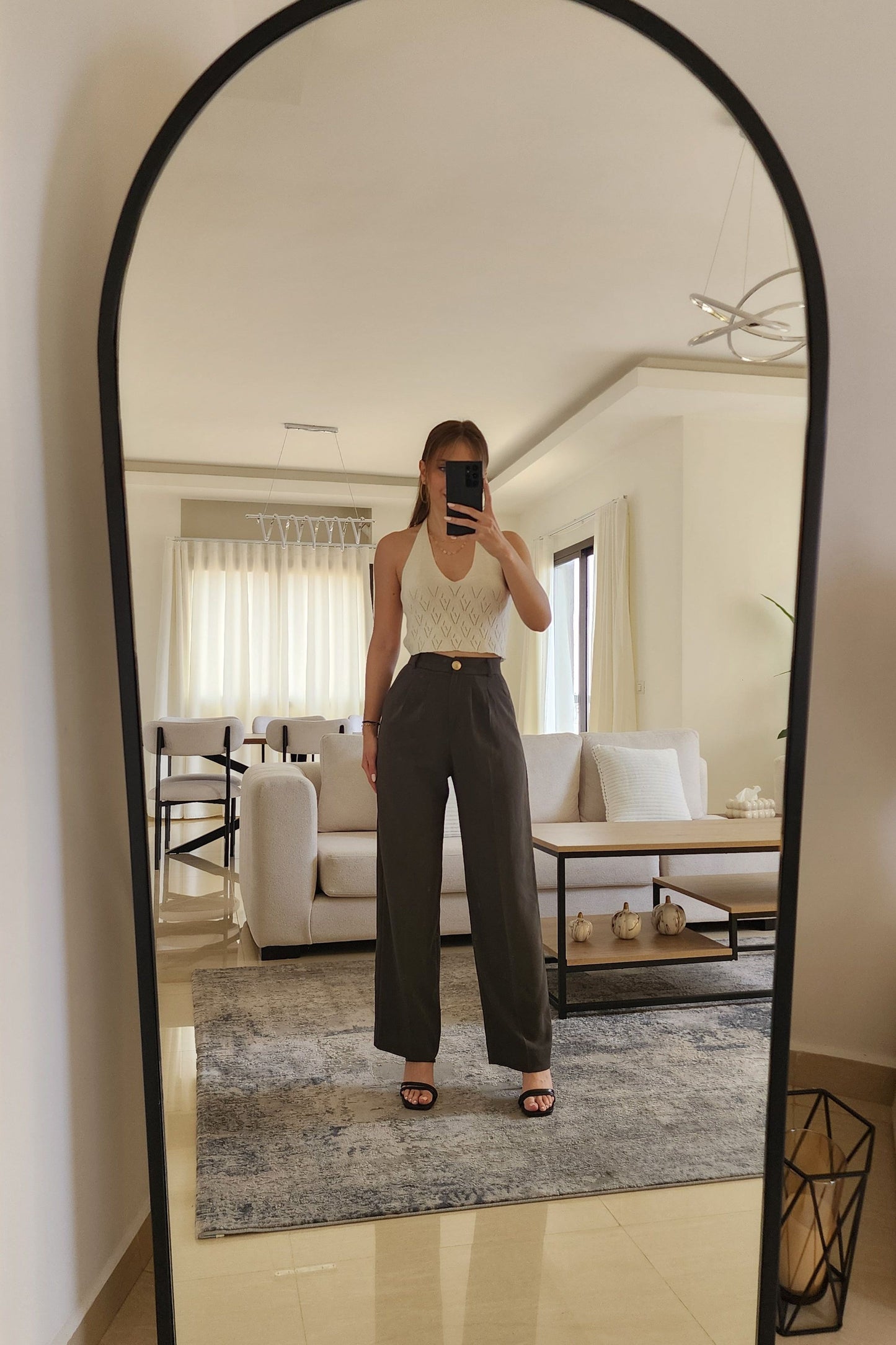 Olive Green Classic Pants
