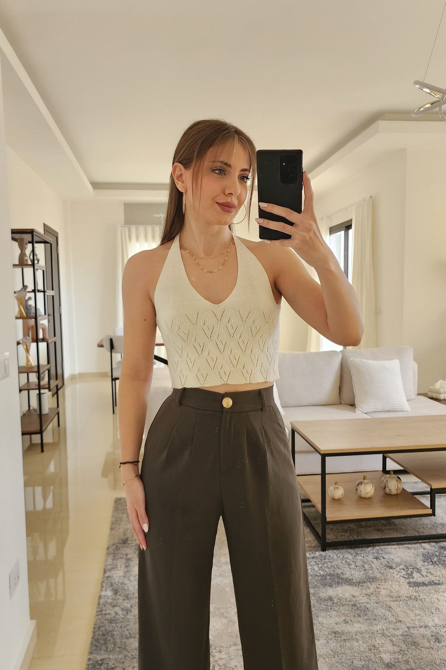 Olive Green Classic Pants