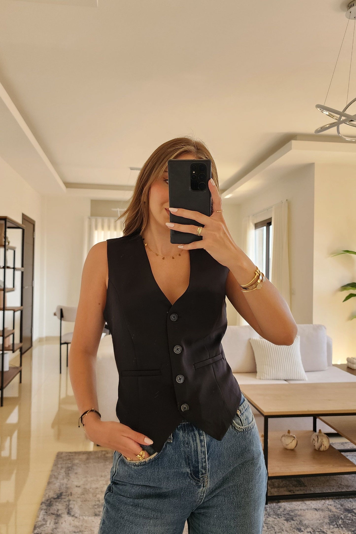 Classic Black vest