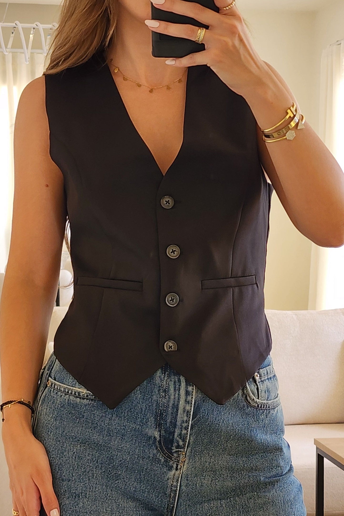 Classic Black vest