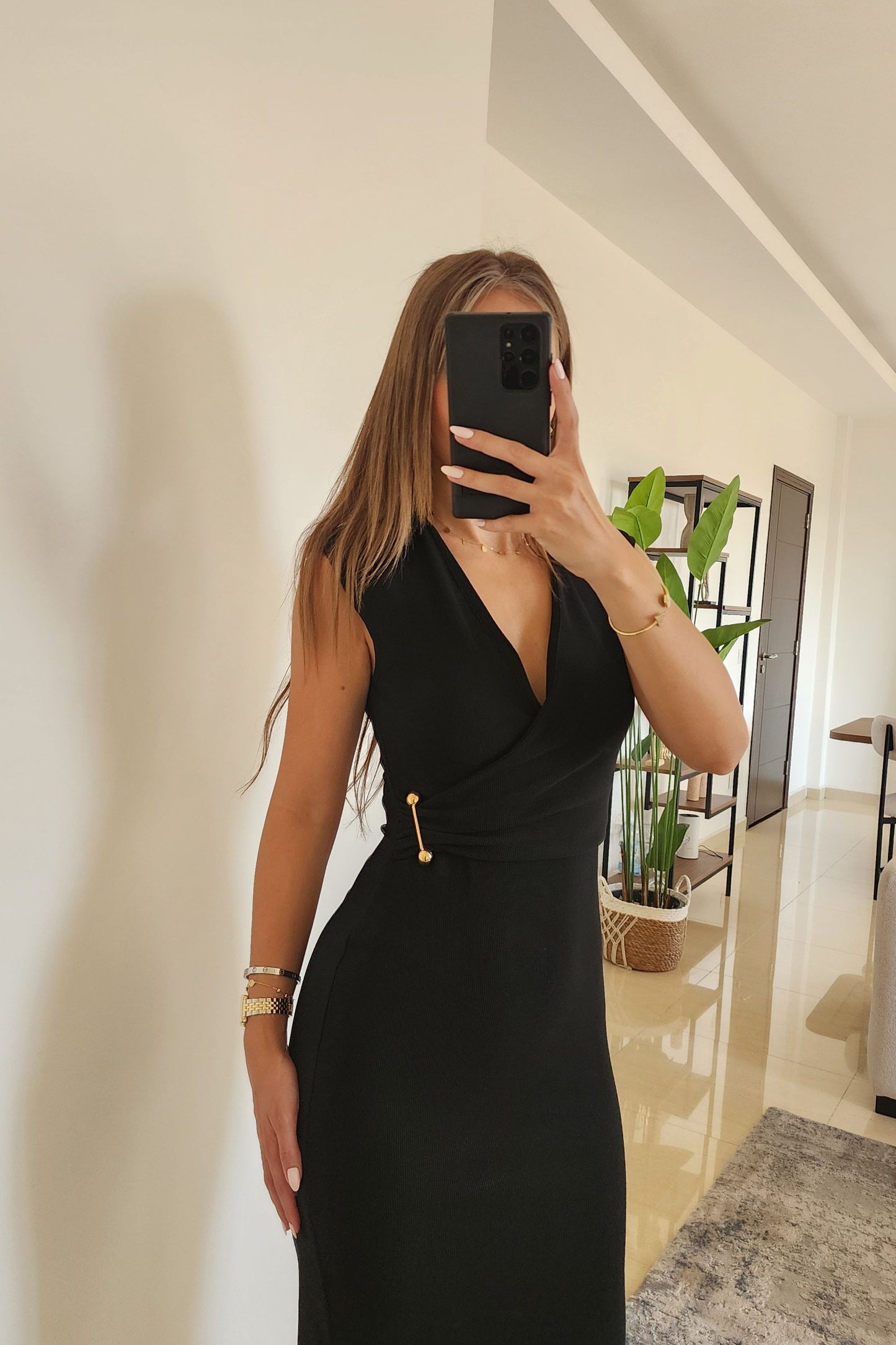 Black Sculpt Dress
