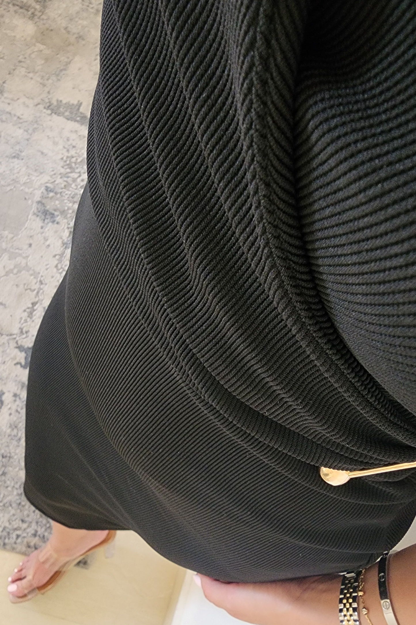 Black Sculpt Dress