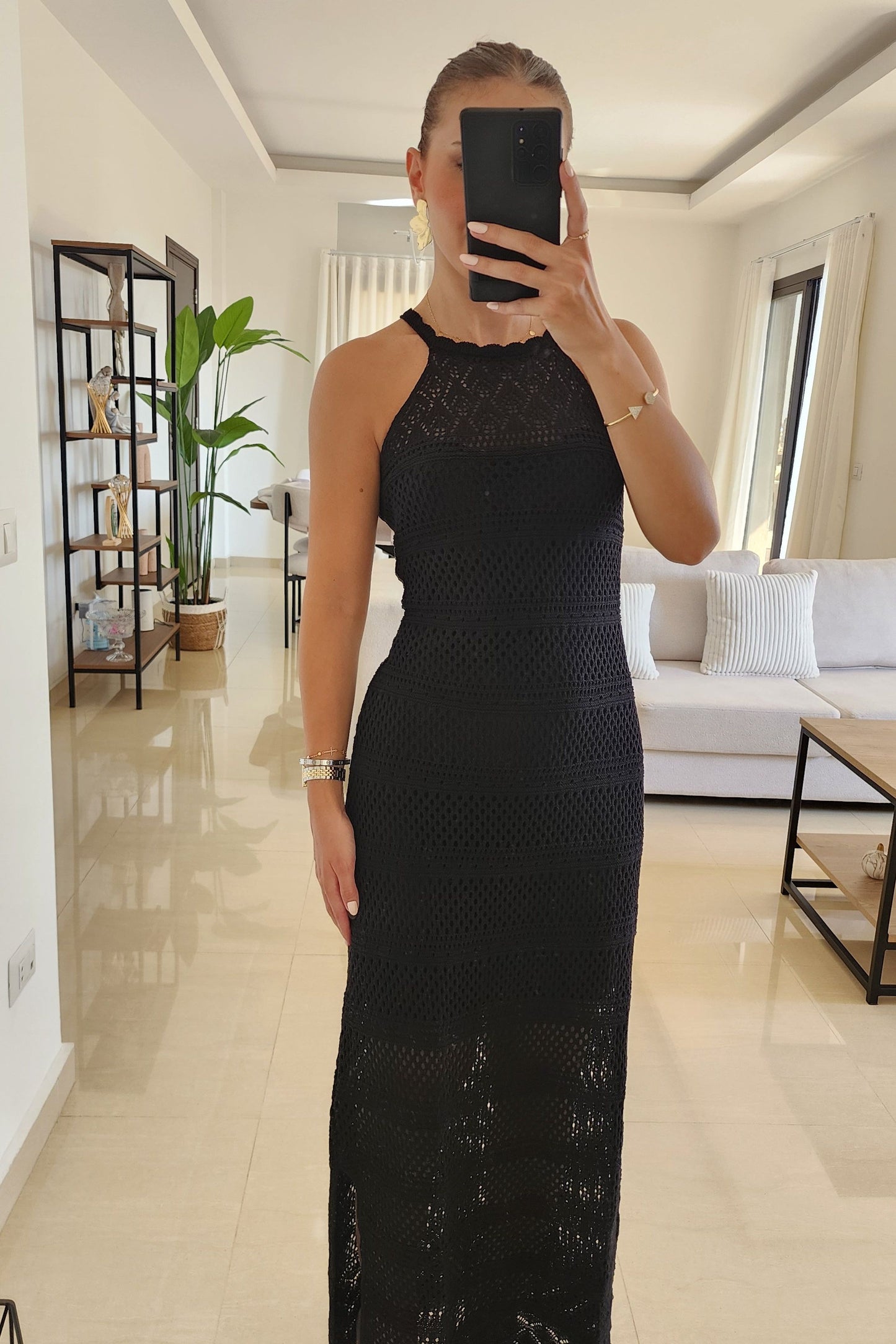 Crochet Maxi Dress