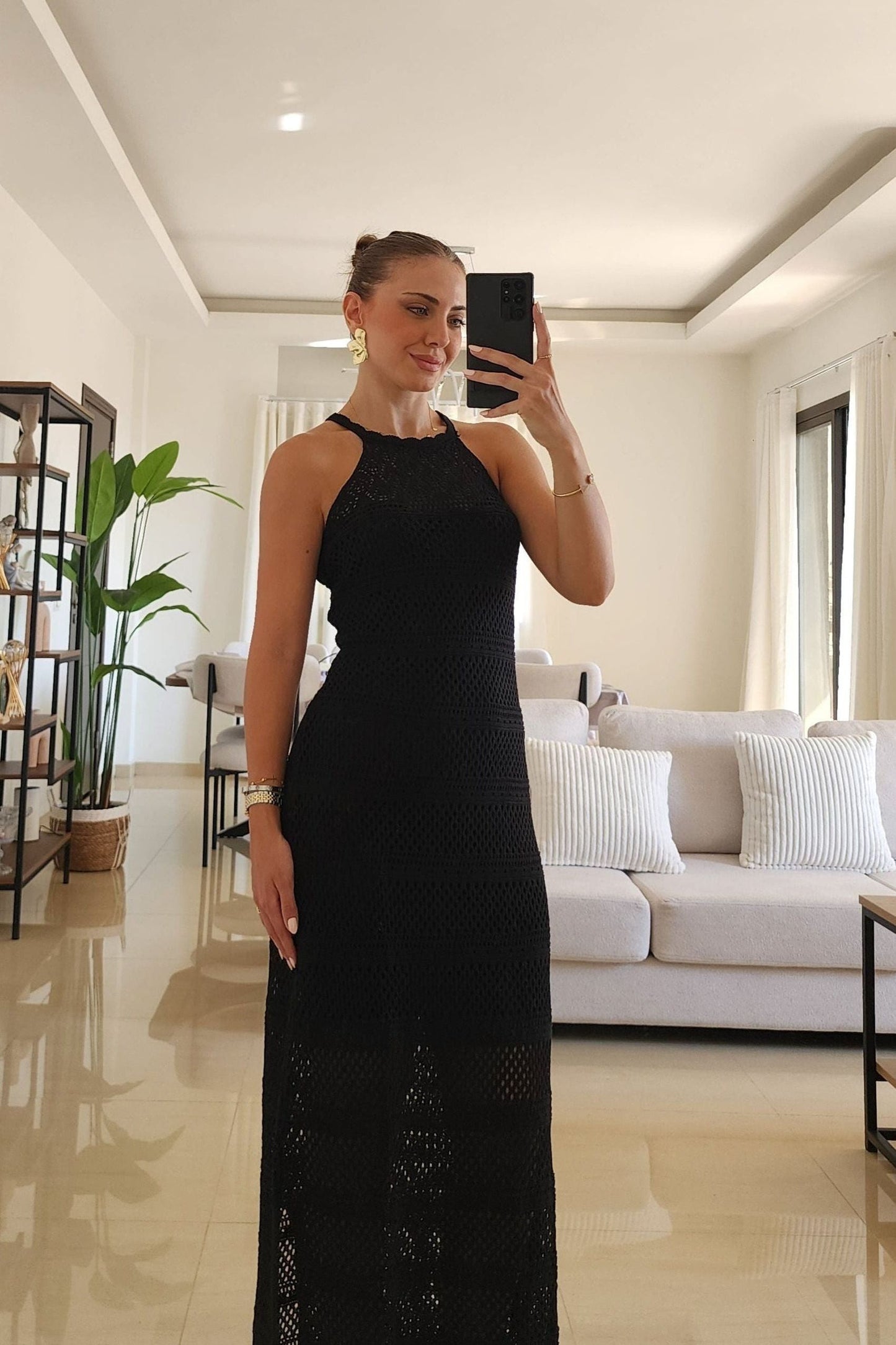 Crochet Maxi Dress