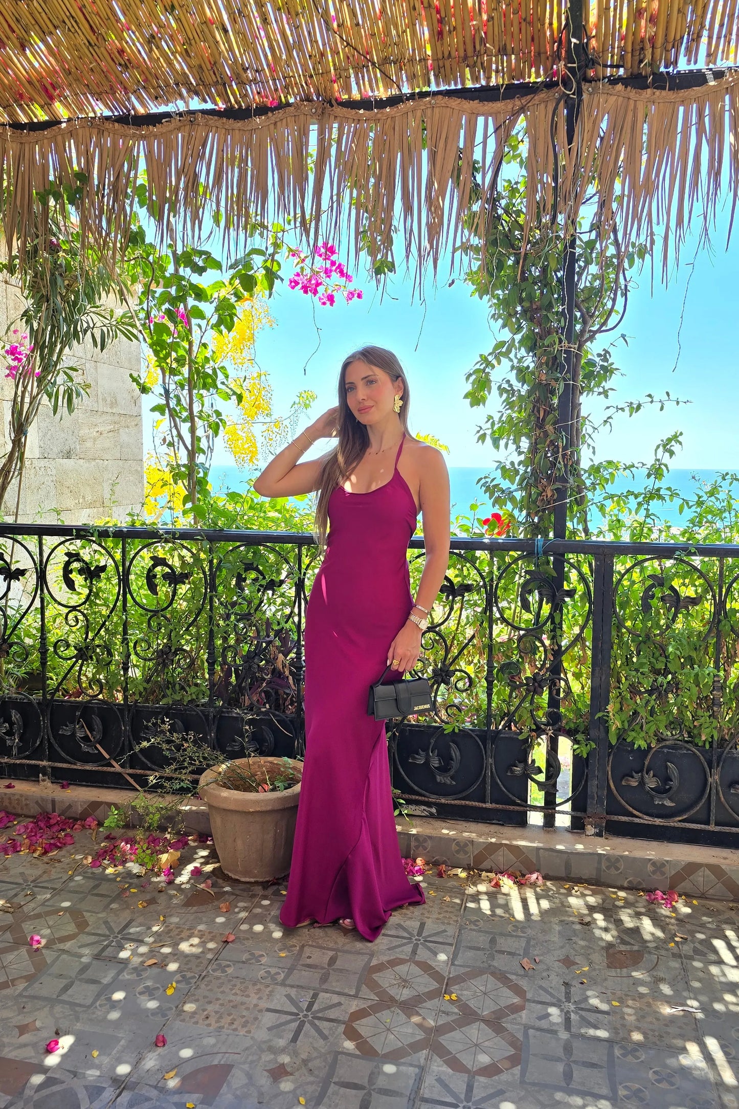 Cherry Bloom Maxi Dress