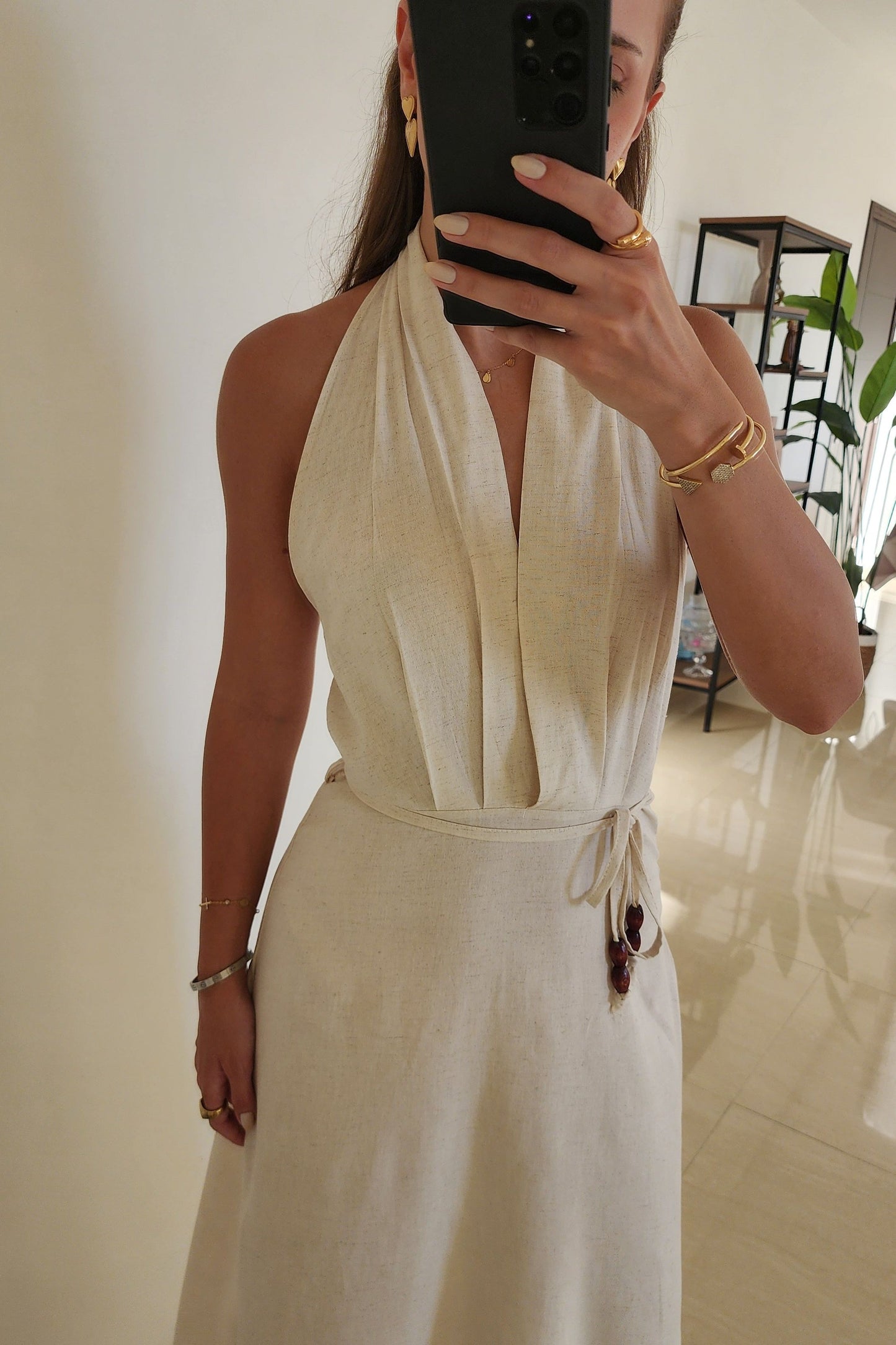 Dune Linen Dress