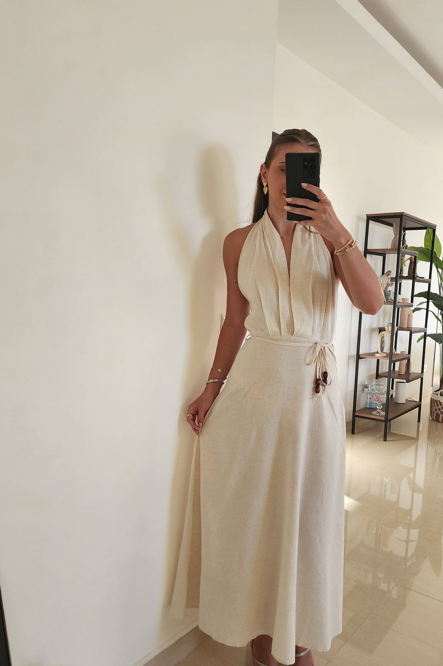 Dune Linen Dress