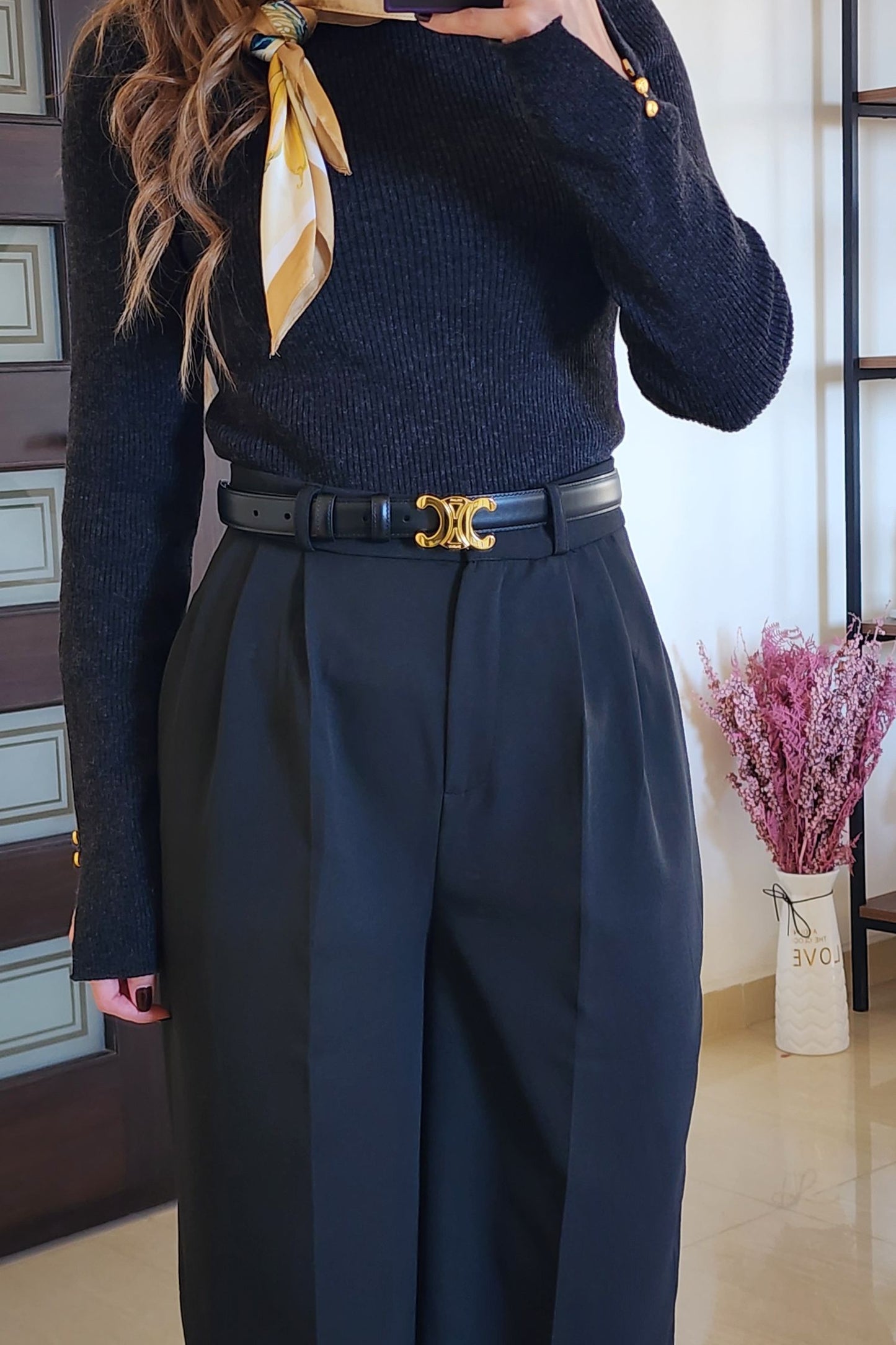 Lena Classic Pants – Black