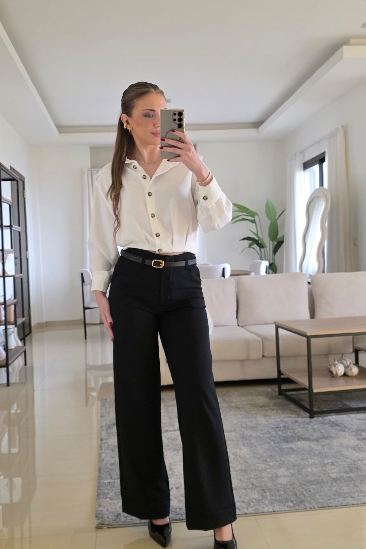 Natalia Shirt – White