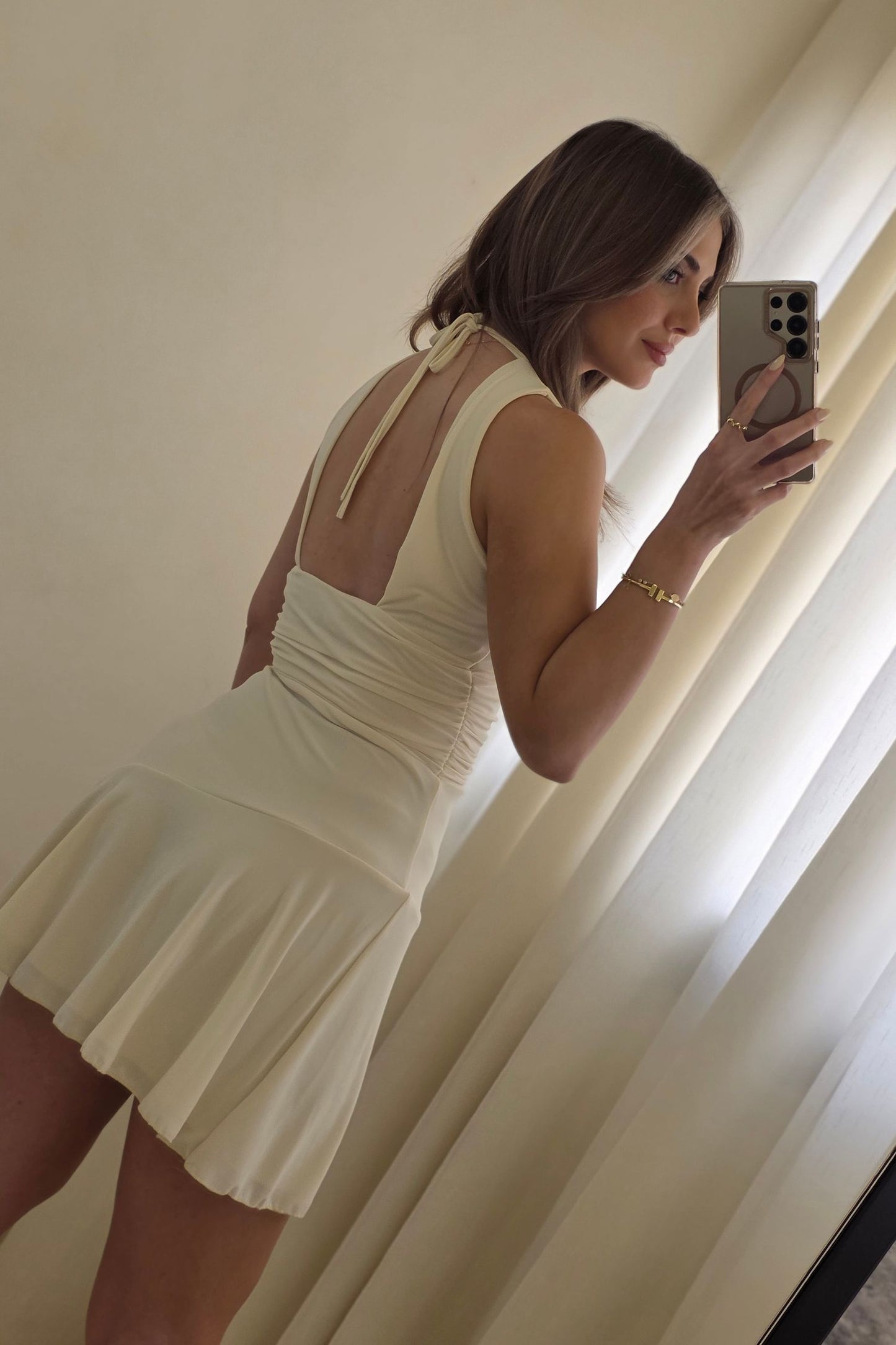 Youmi Mini Dress – Butter Yellow