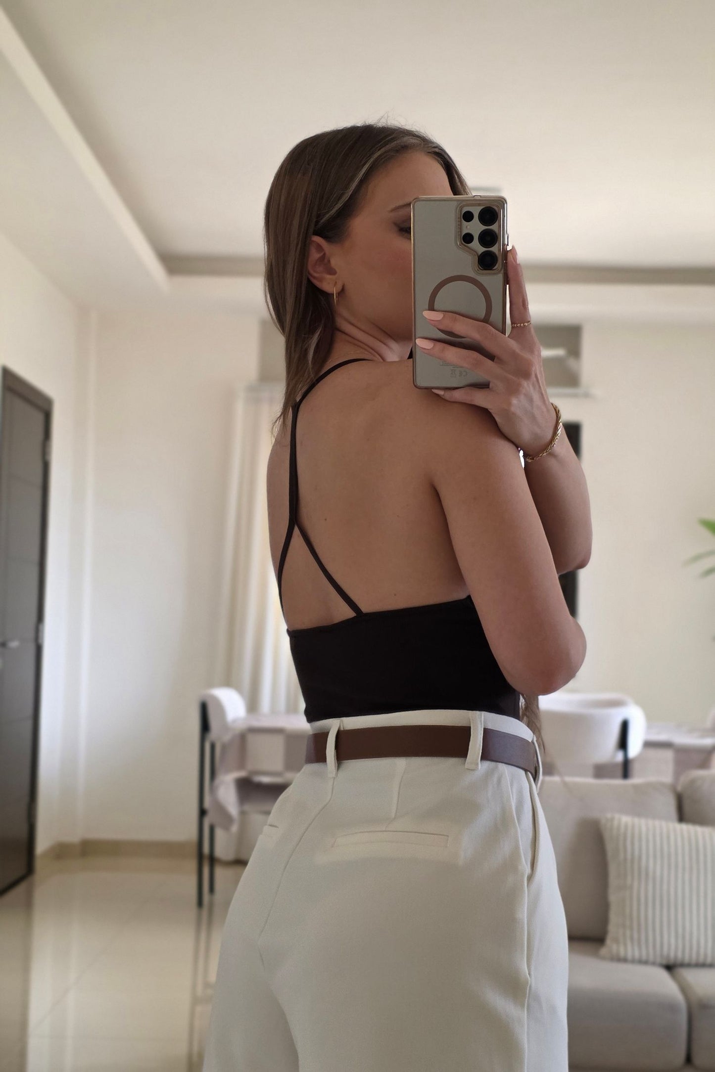 Ayla Bodysuit – Brown