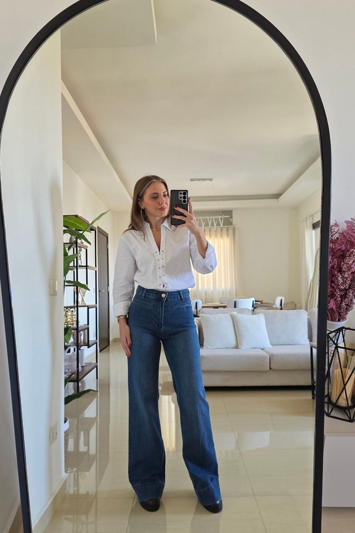 Valentina Flared Jeans - Blue