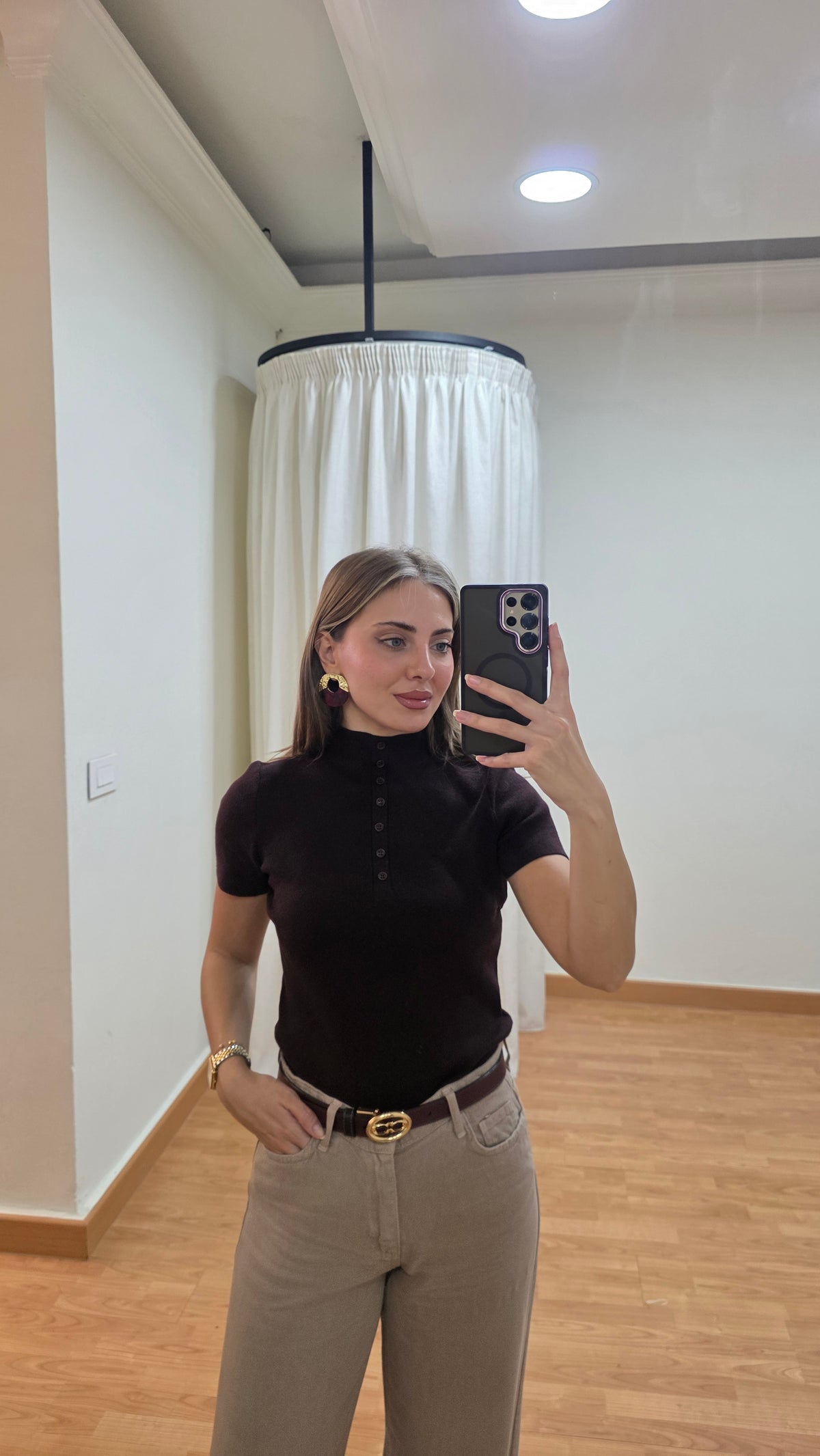 Linnea Mock Neck Knit Top