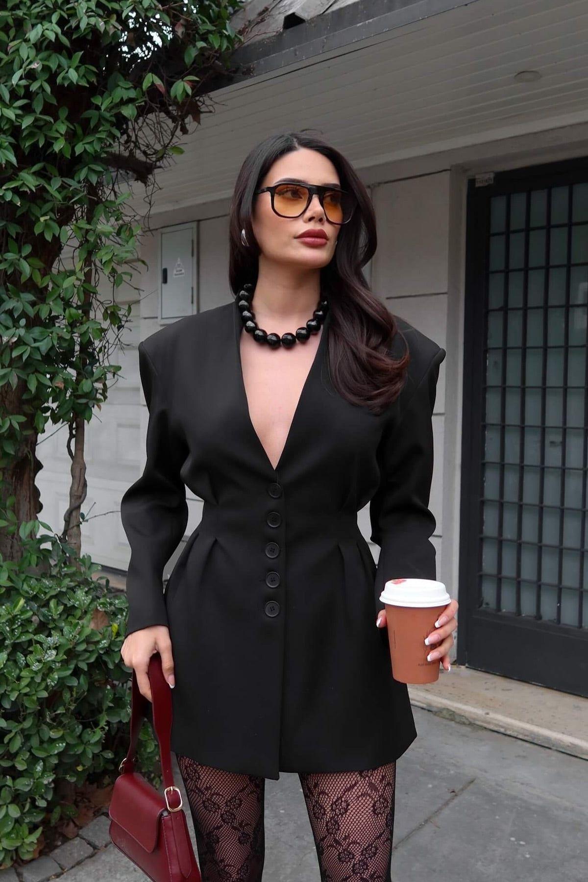 Black Set - Blazer and Skirt