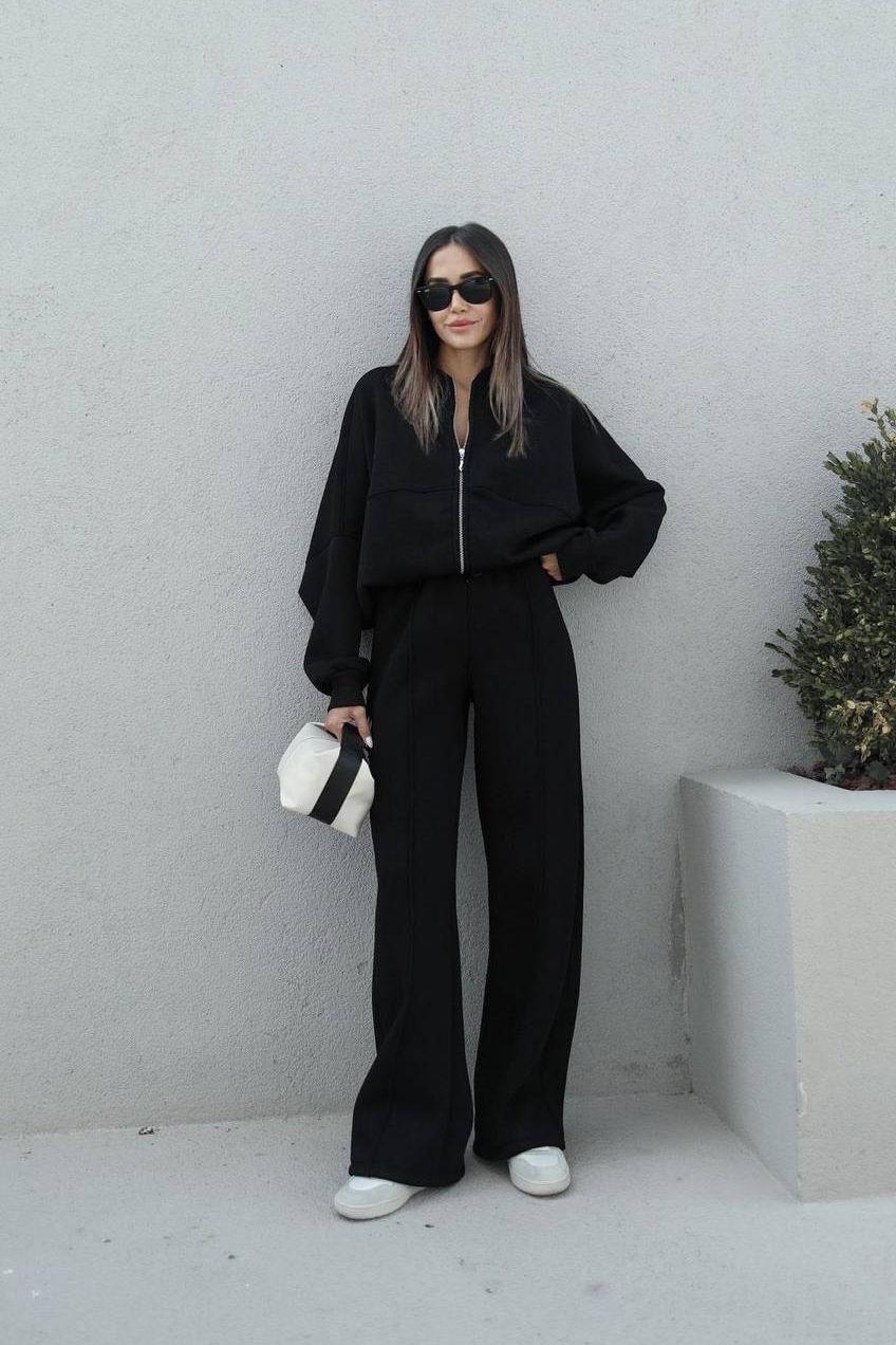 Fleece Black Set