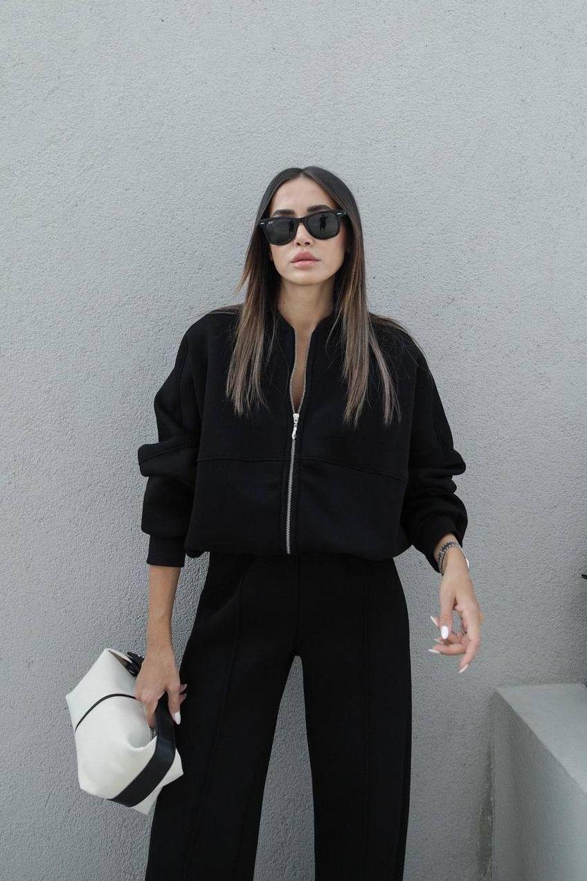 Fleece Black Set