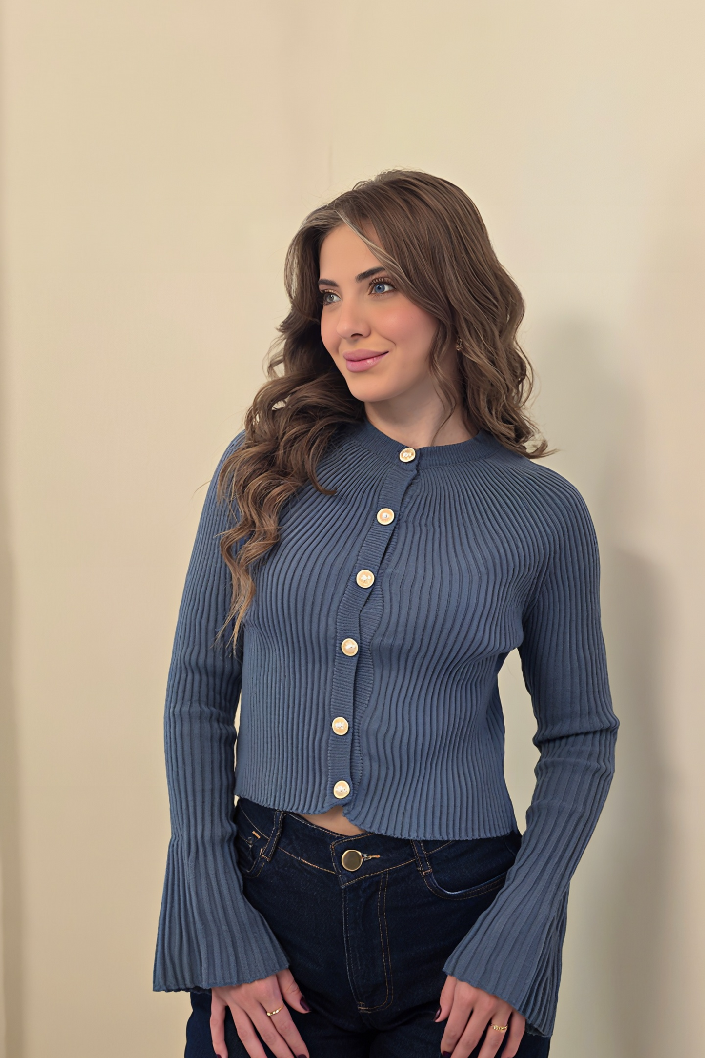 Maya Cardigan - Blue