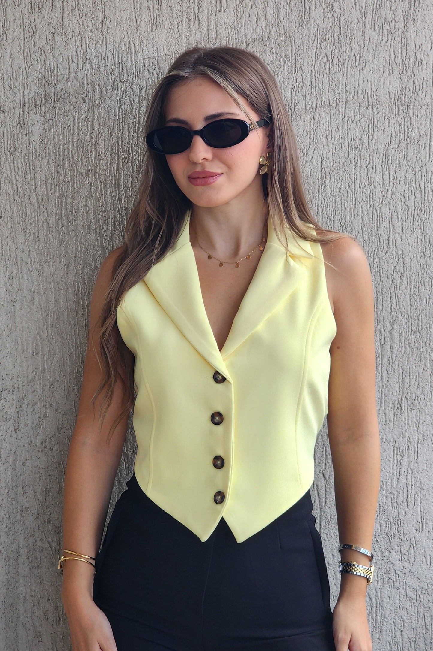 Butter Yellow Vest