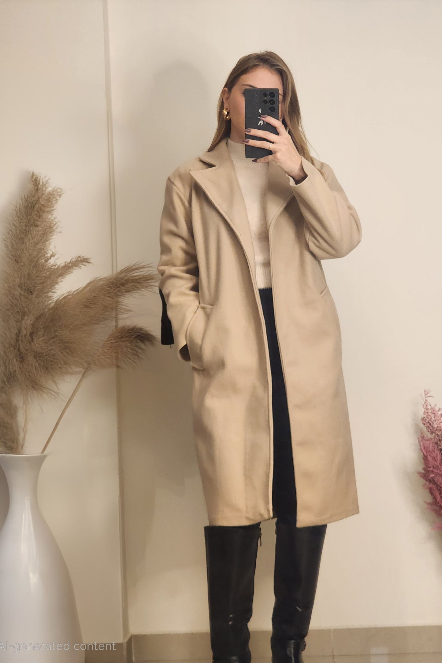 Beige Coat