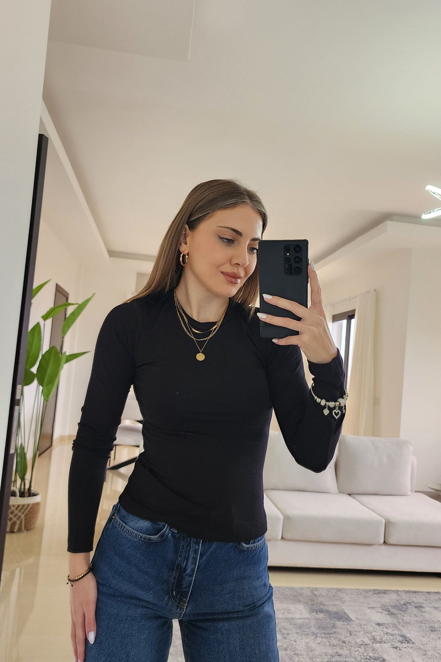 Black Basic Top