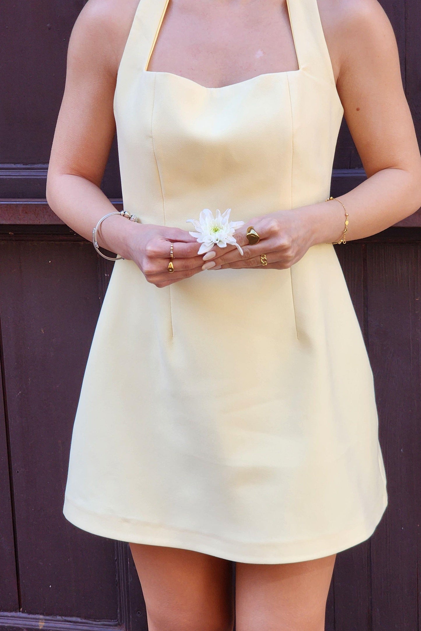 Butter Yellow Little Dress