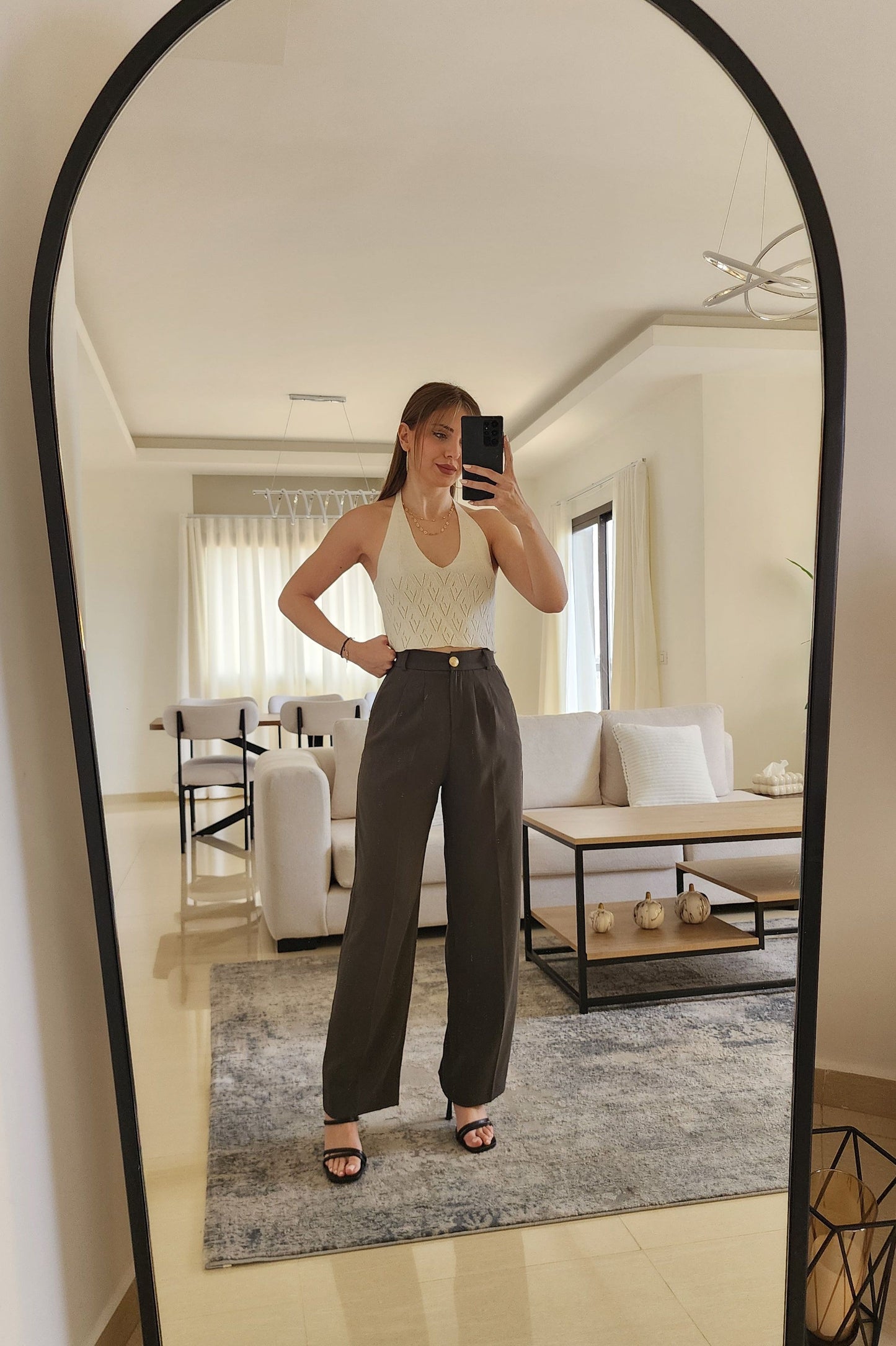 Olive Green Classic Pants