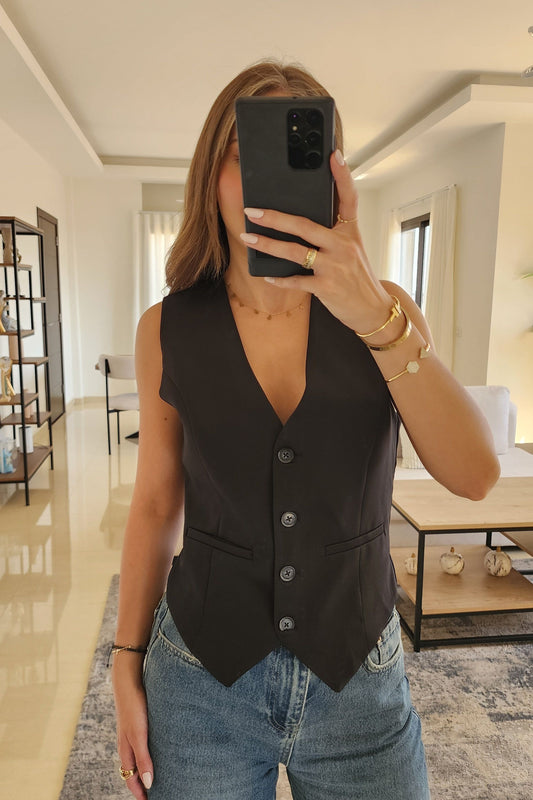 Classic Black vest
