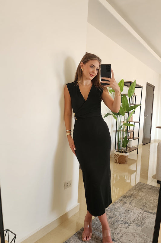 Black Sculpt Dress