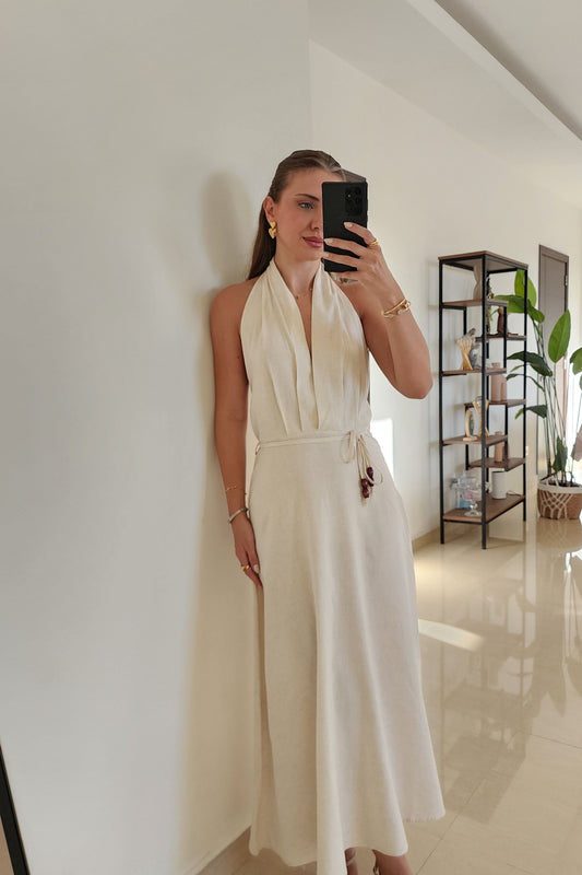 Dune Linen Dress