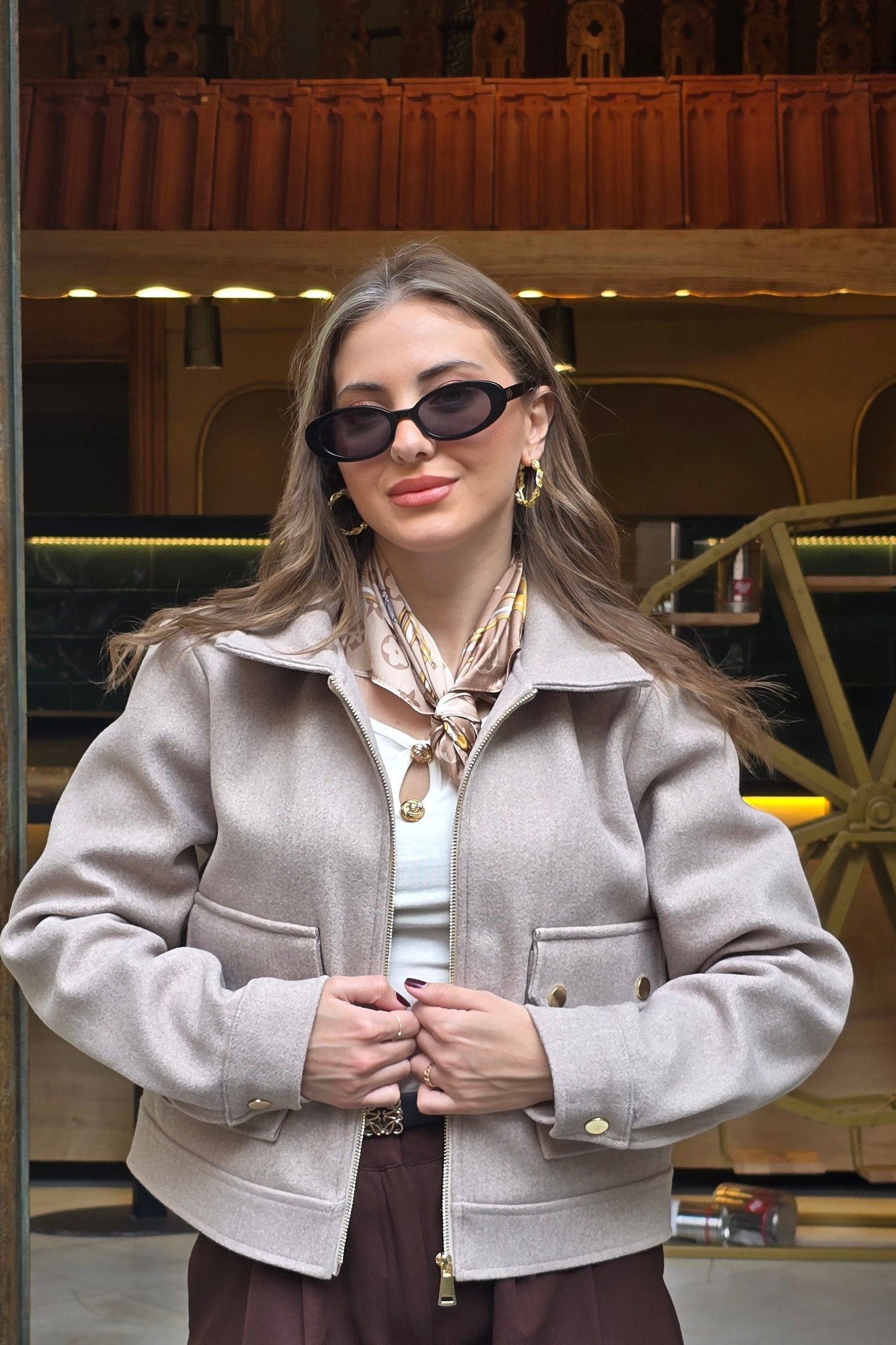 Mara Beige Jacket