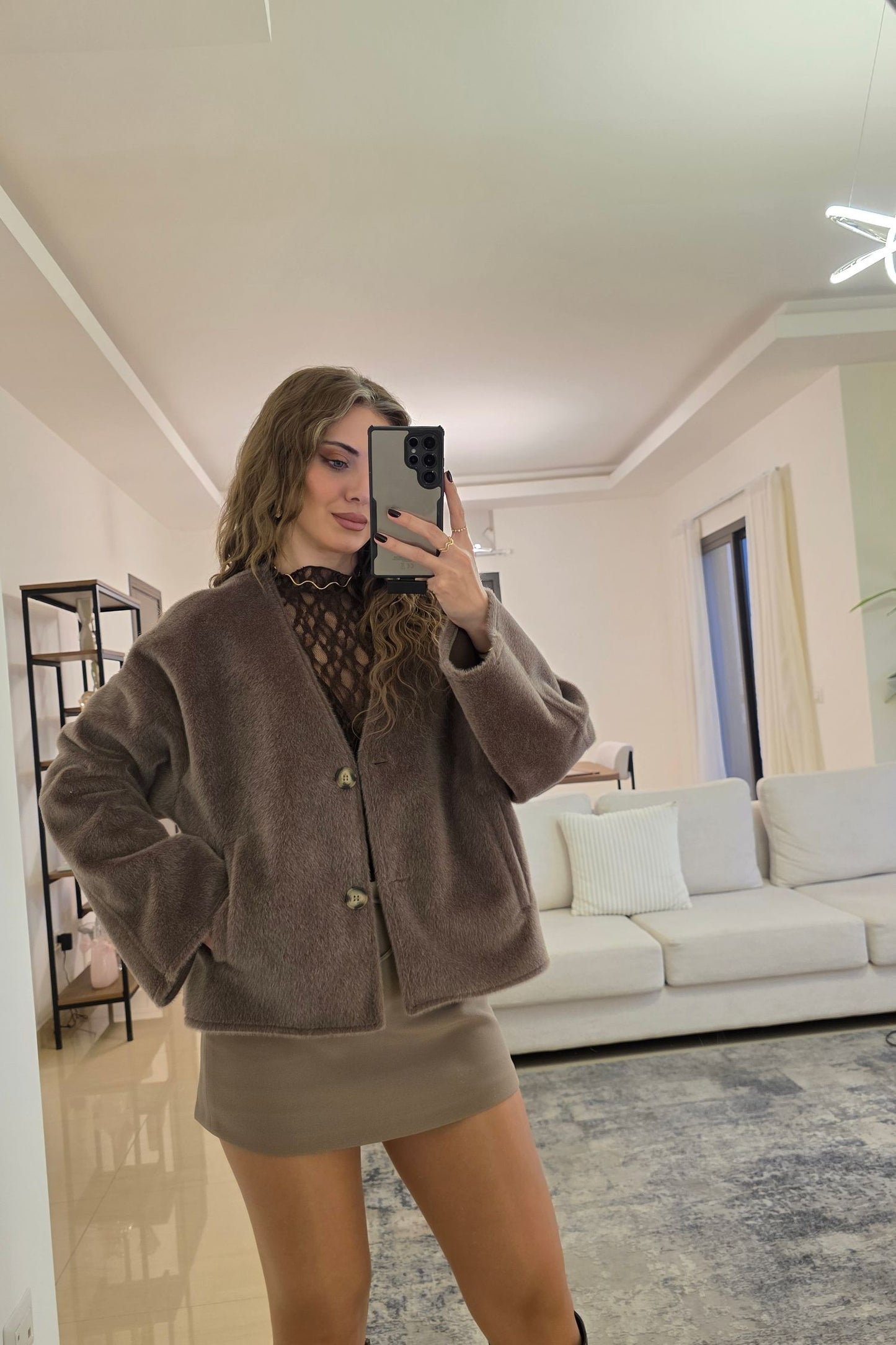 Elara Faux Fur Jacket