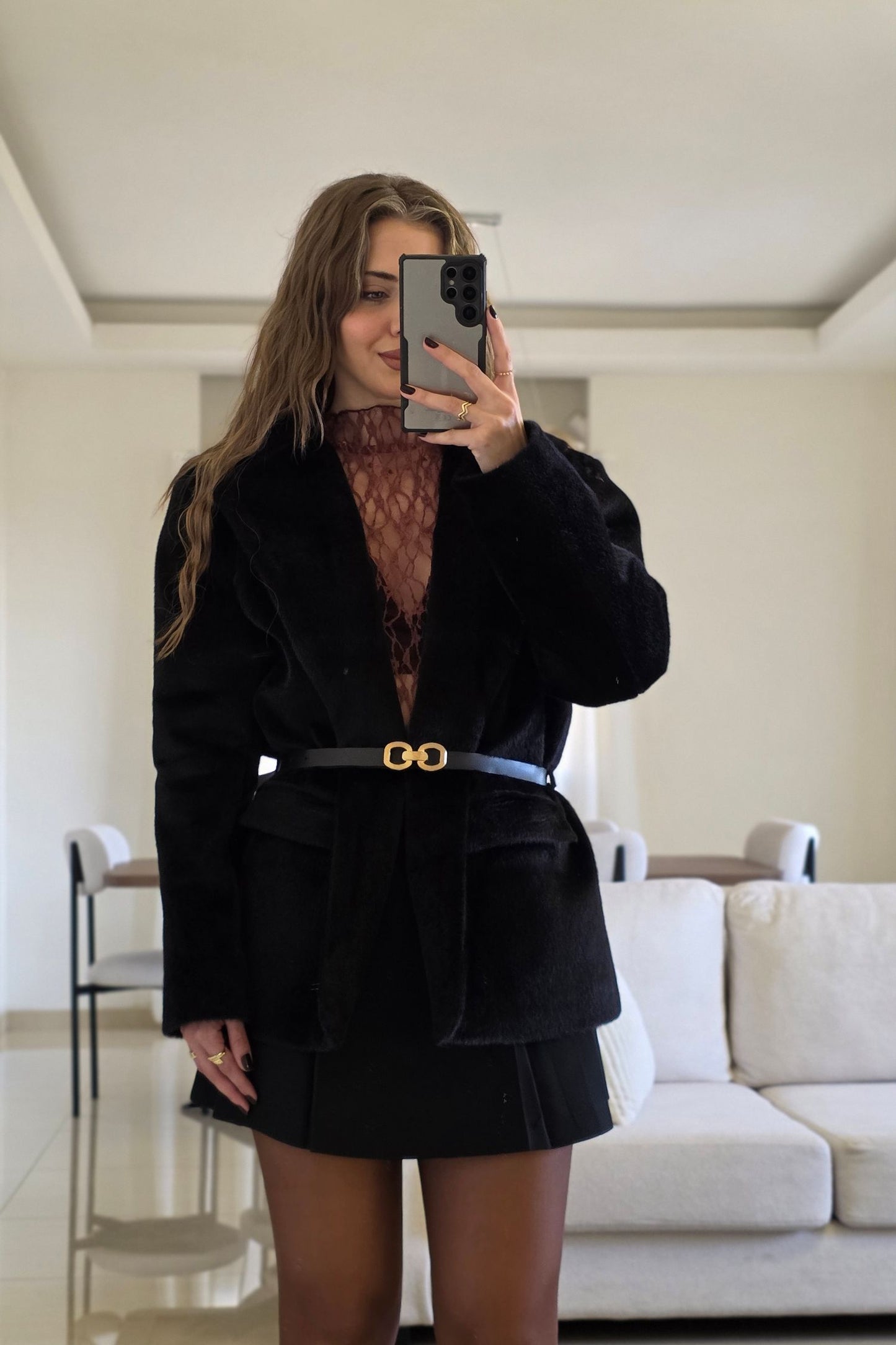 Mirelle Faux Fur Jacket