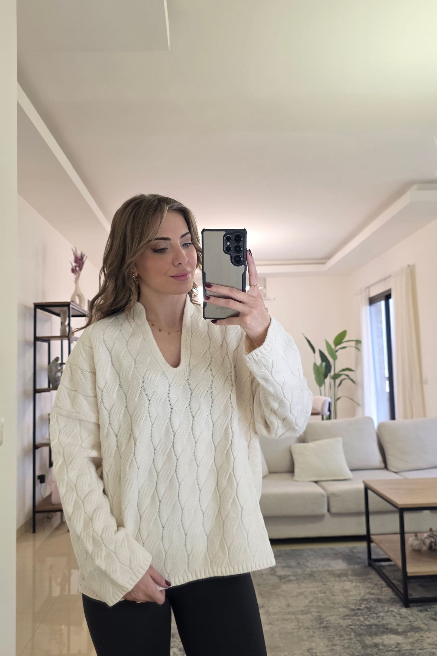 Mavie Sweater - White