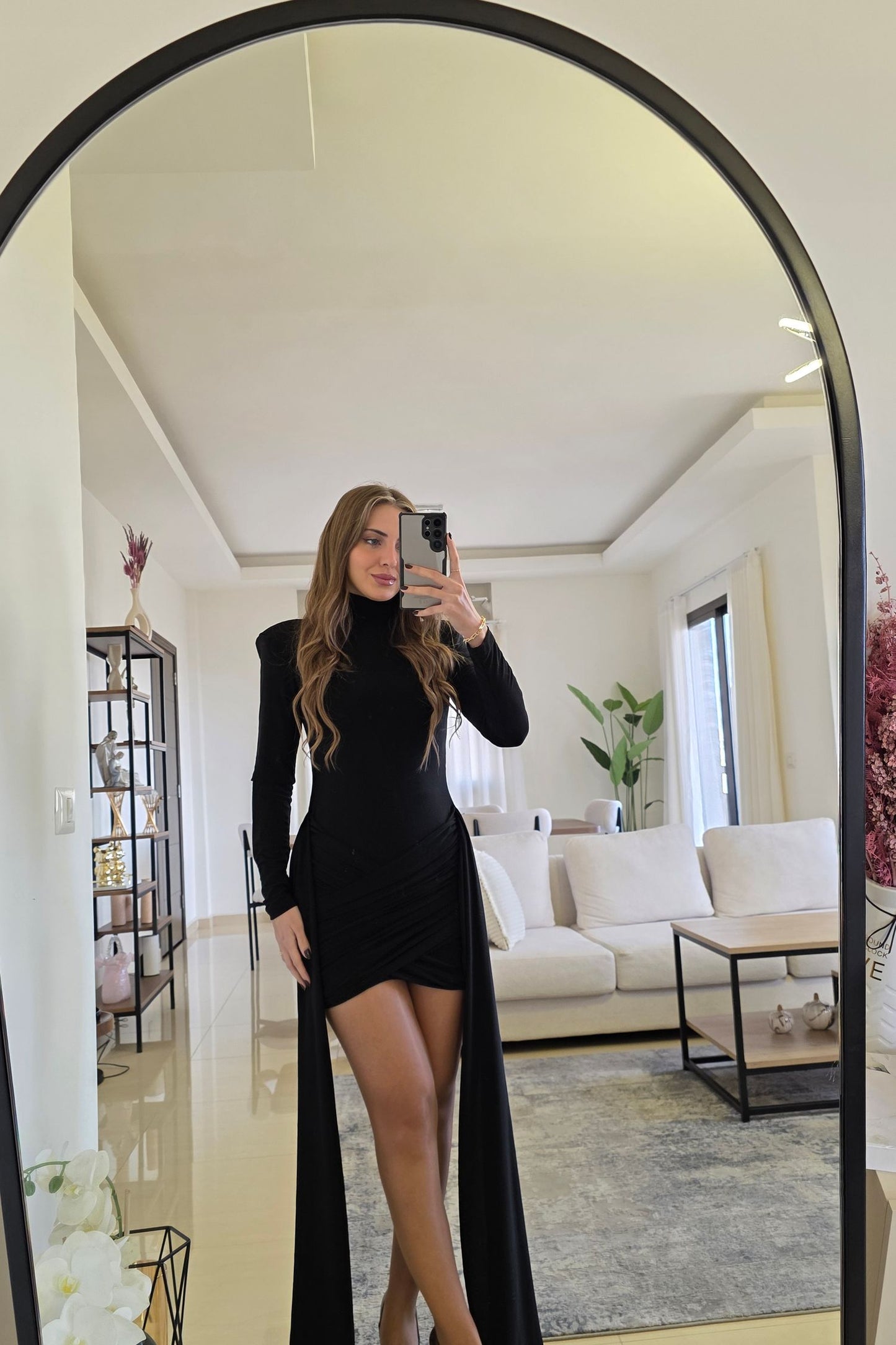 Muse Short Dress - Black