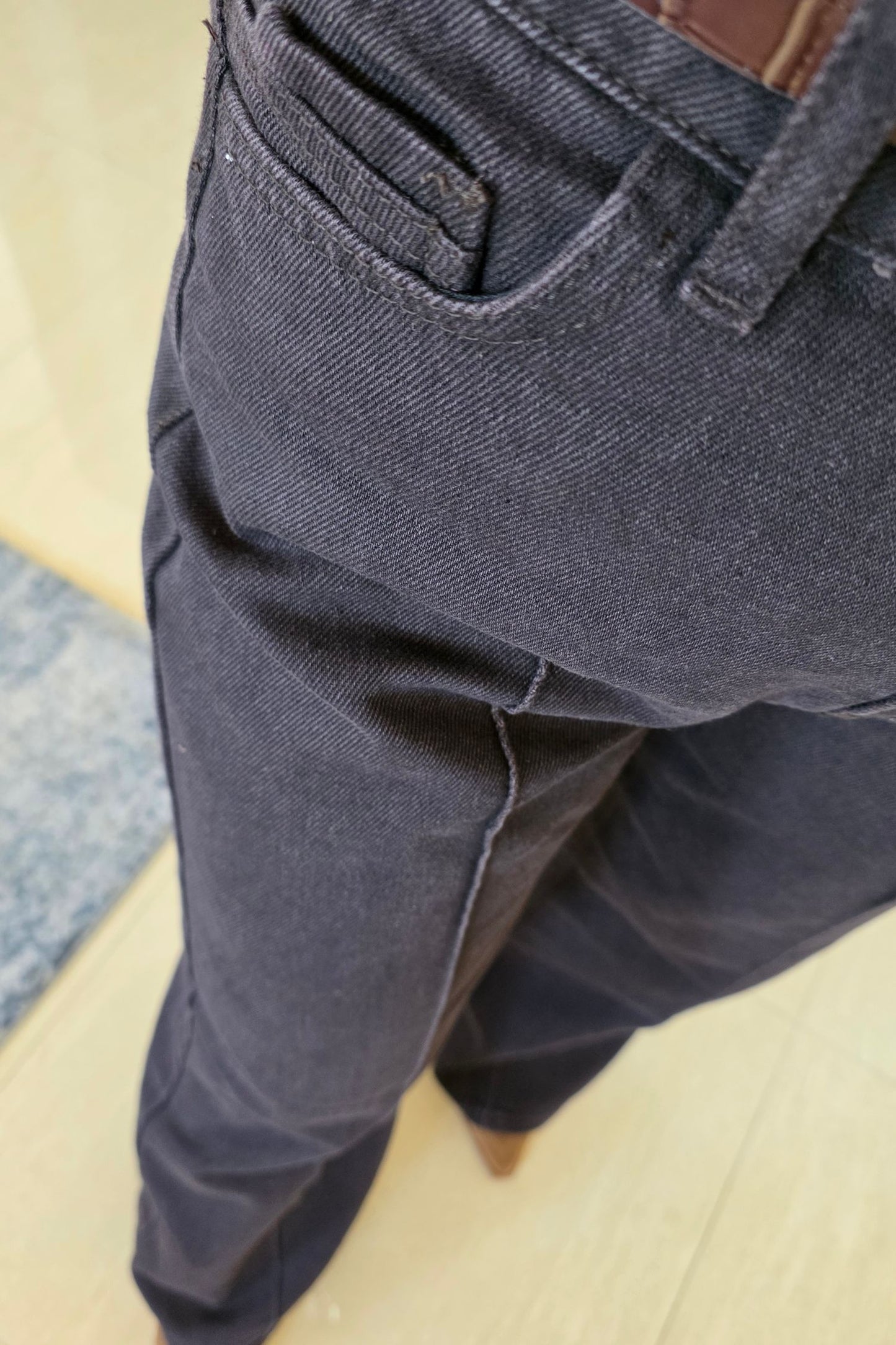 Leni Wide-Leg Jeans - Brown