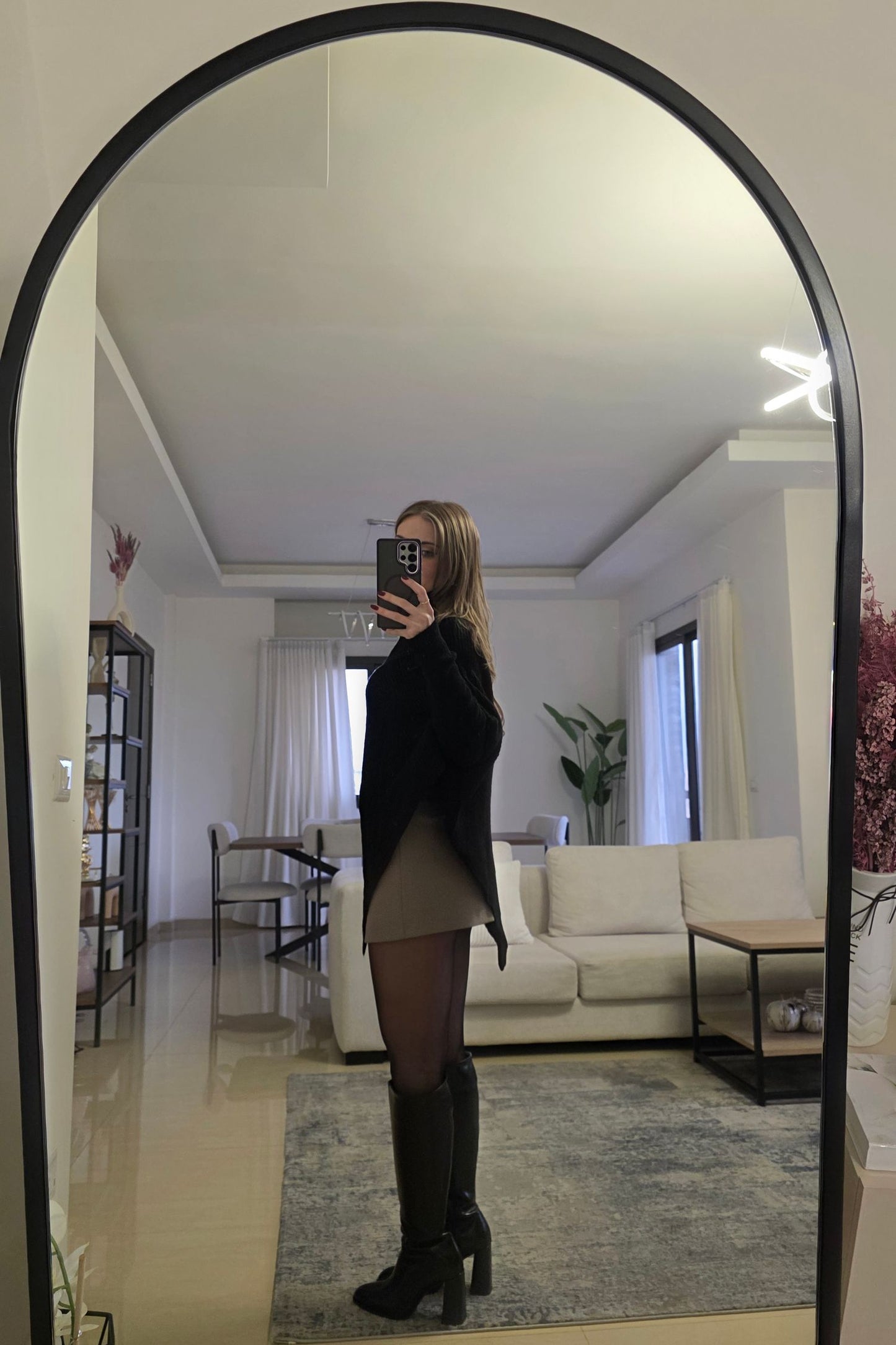 Lucy High Neck Sweater – Black