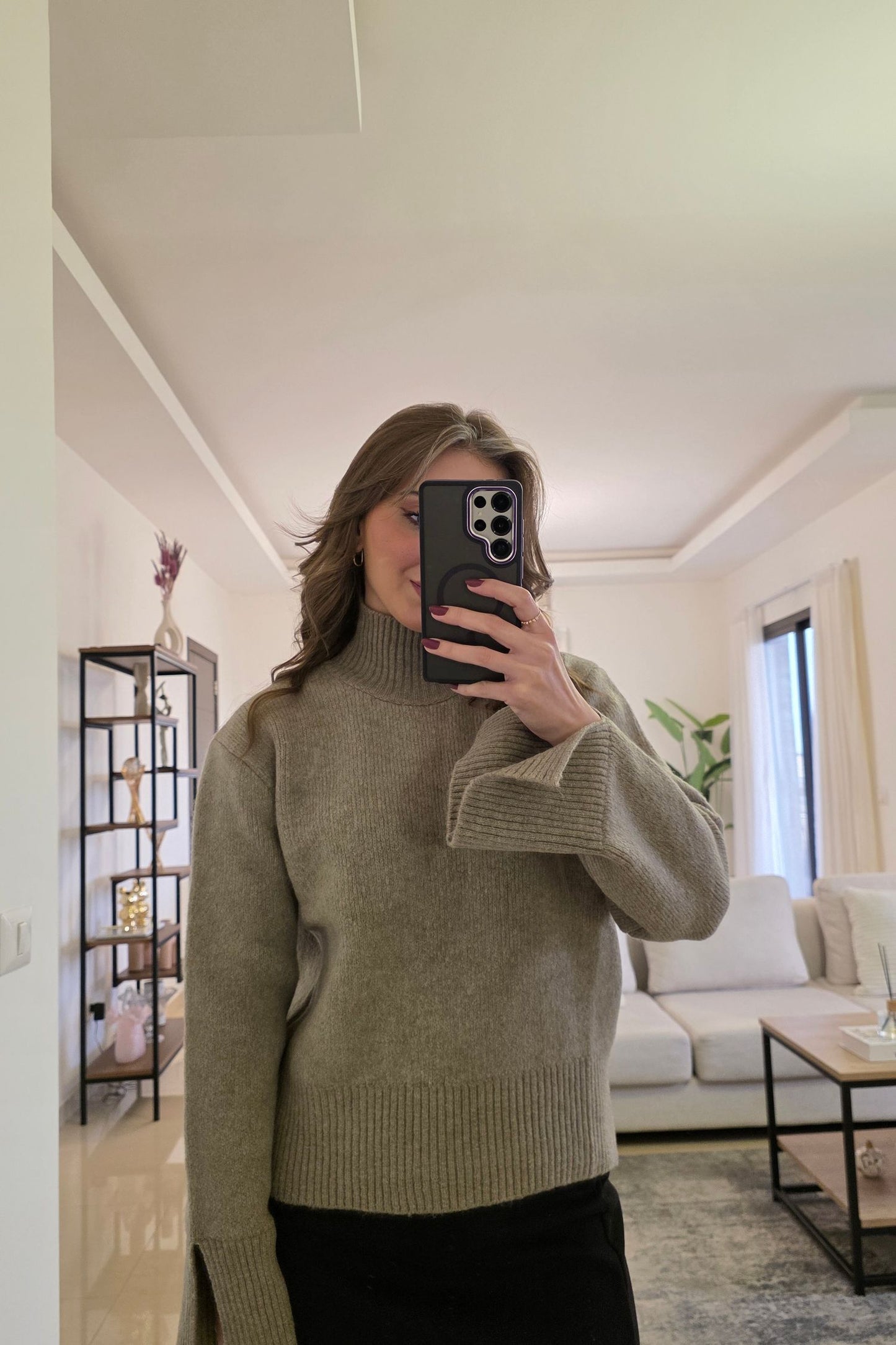 Claire Sweater – Warm Beige