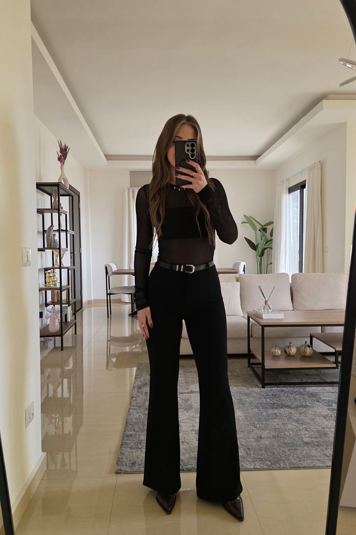 Naomi Flared Pants - Black