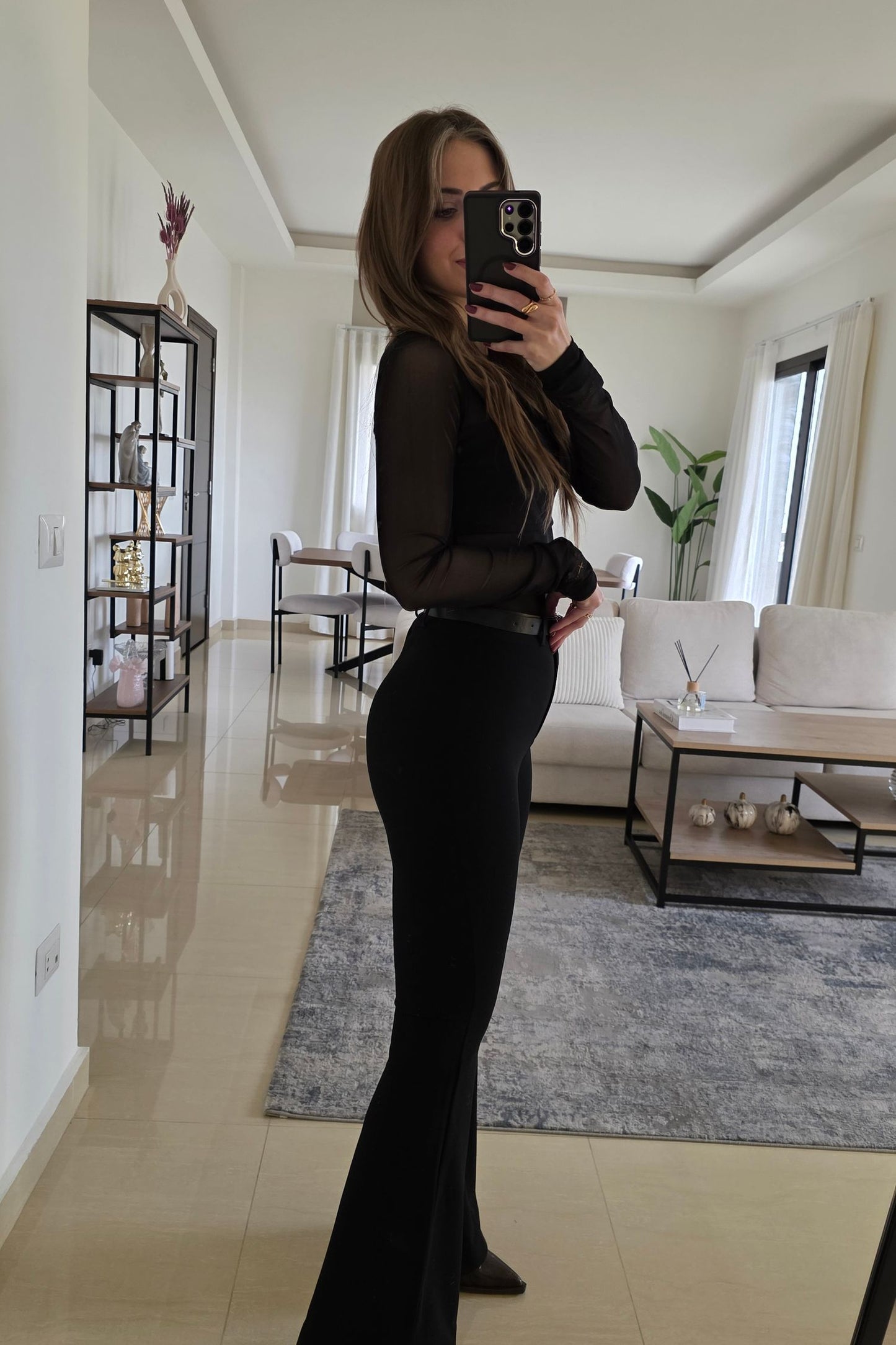 Naomi Flared Pants - Black
