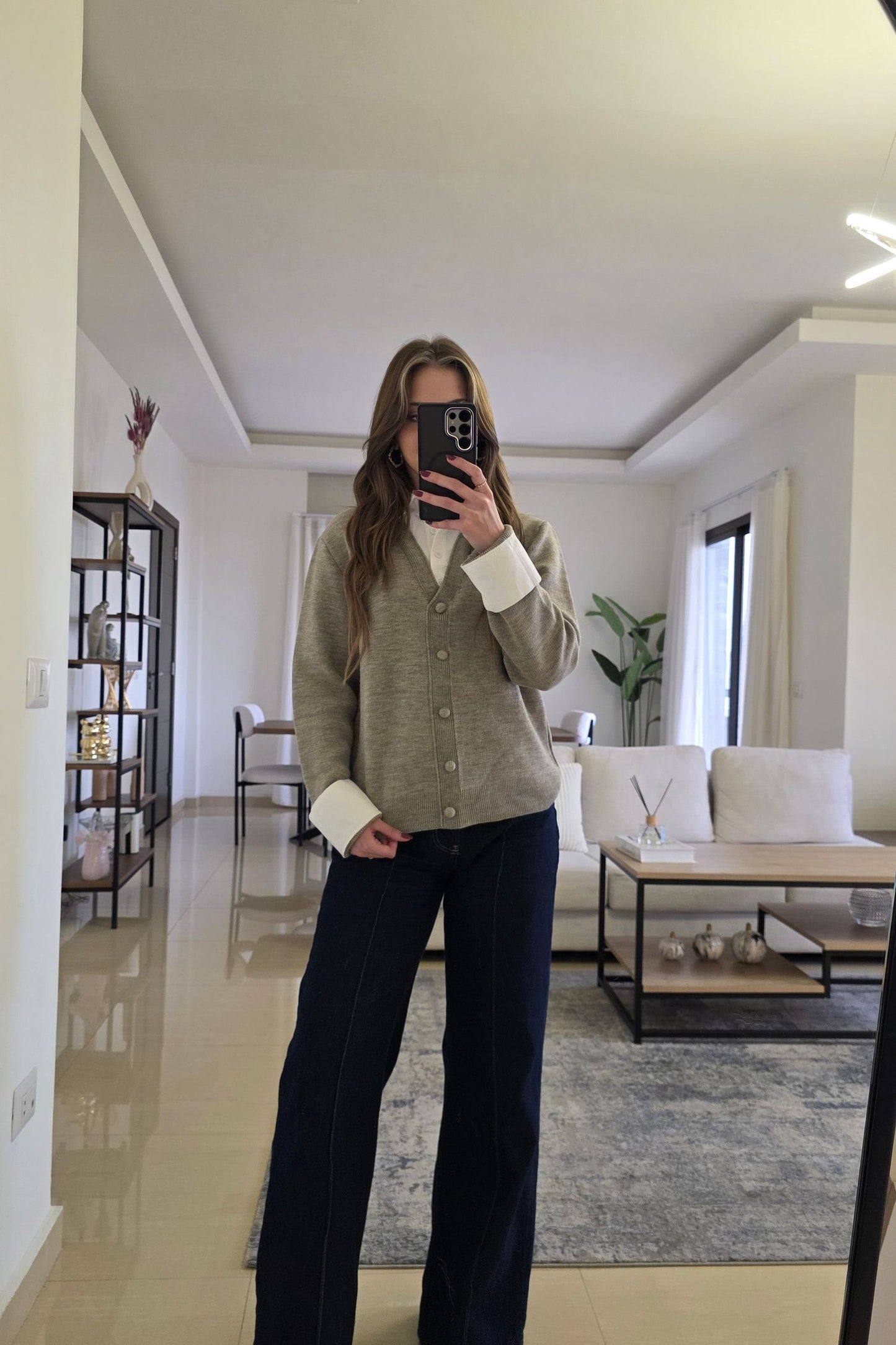 Tania Layered Top – Beige