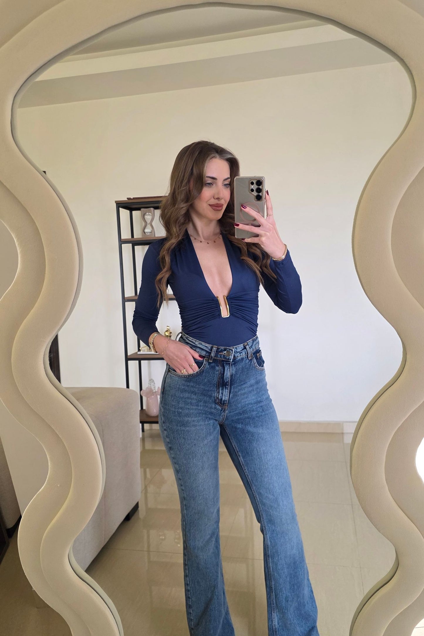 Tara Body Top – Blue