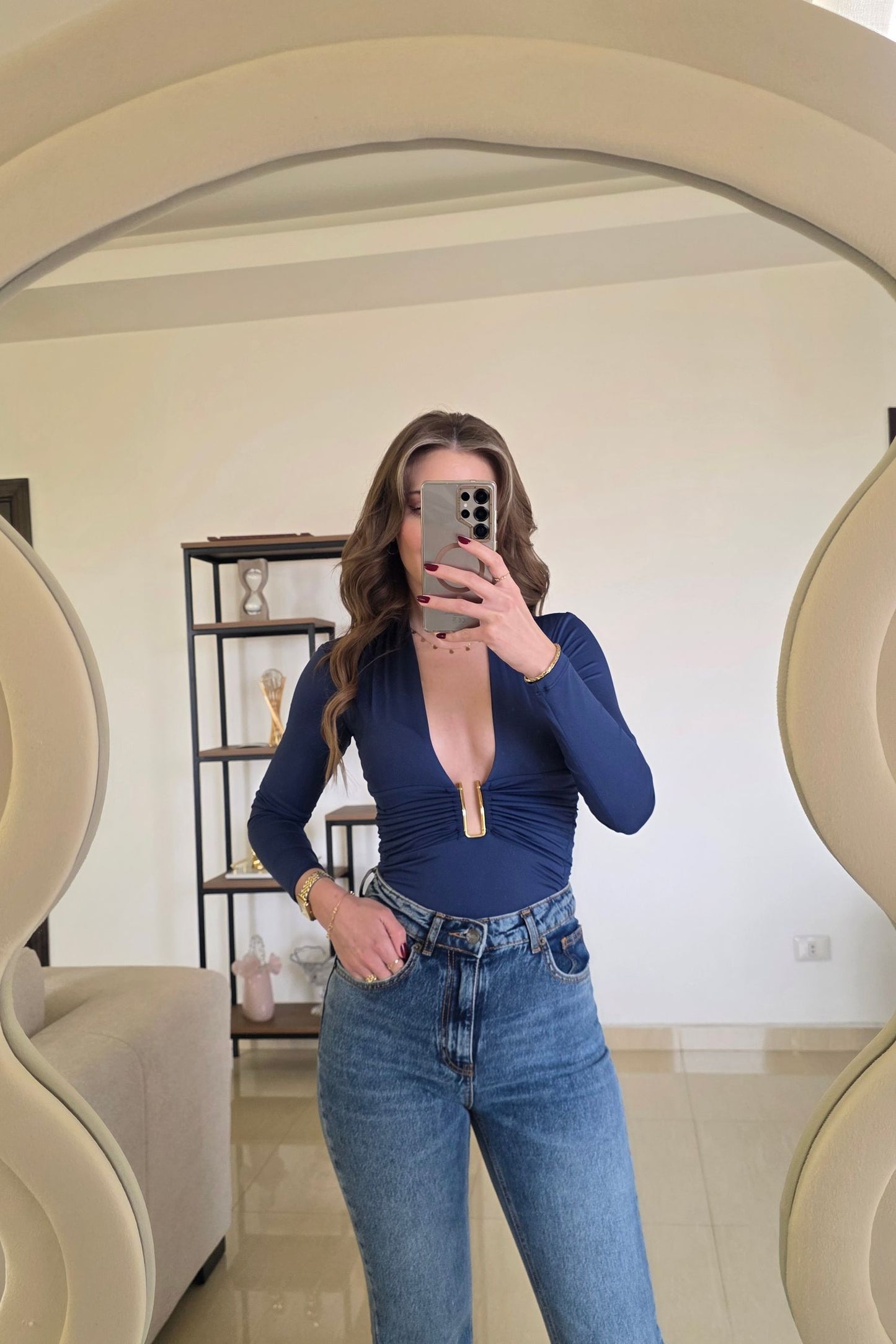 Tara Body Top – Blue