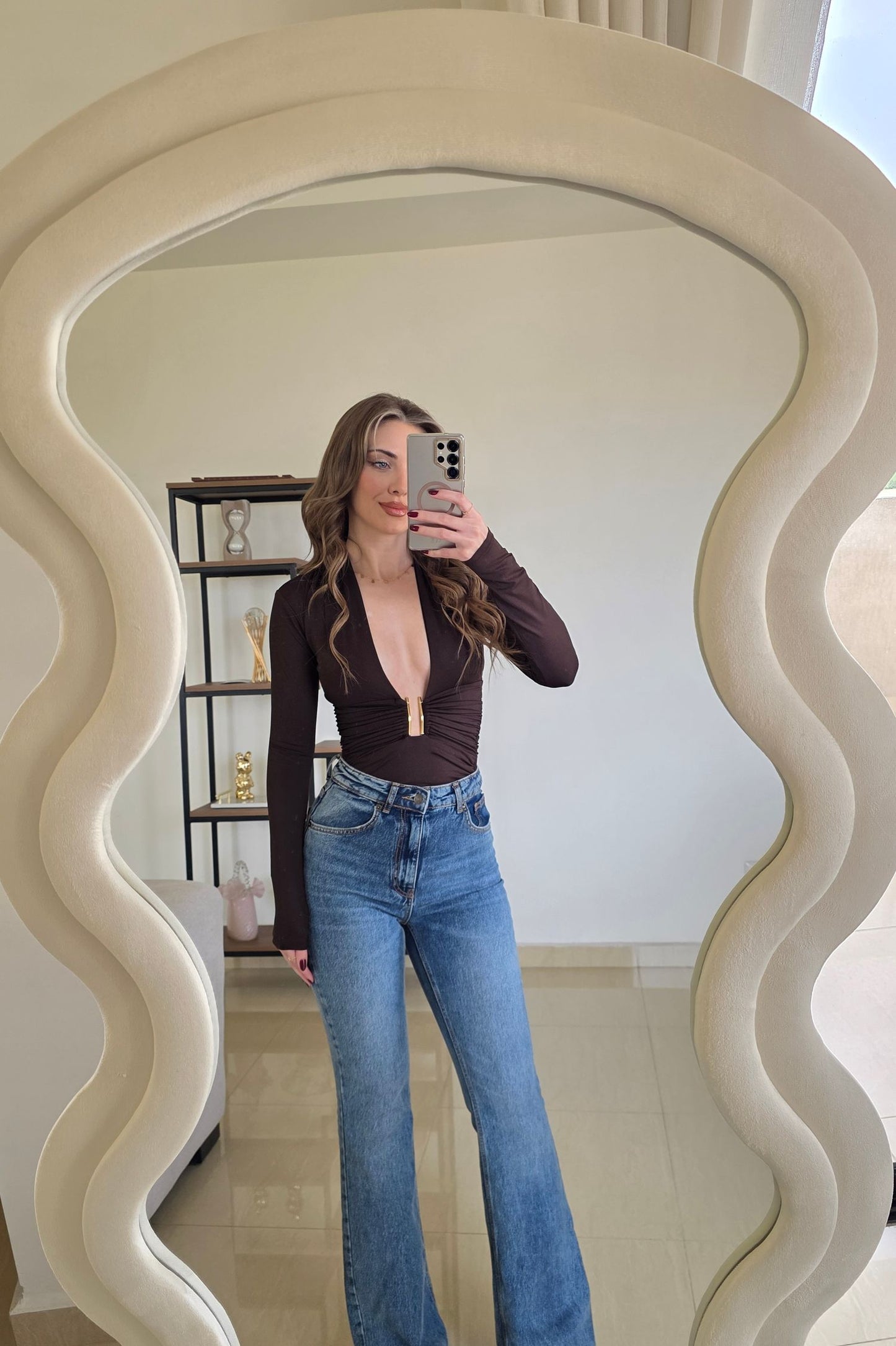 Tara Body Top – Brown
