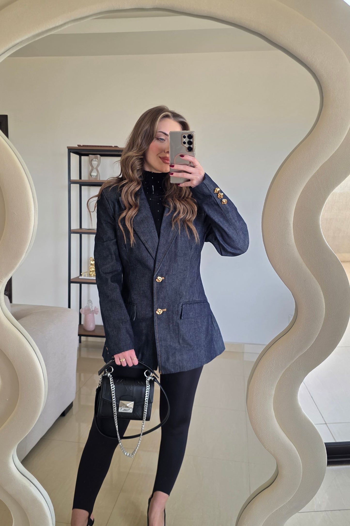 Isabelle Denim Blazer