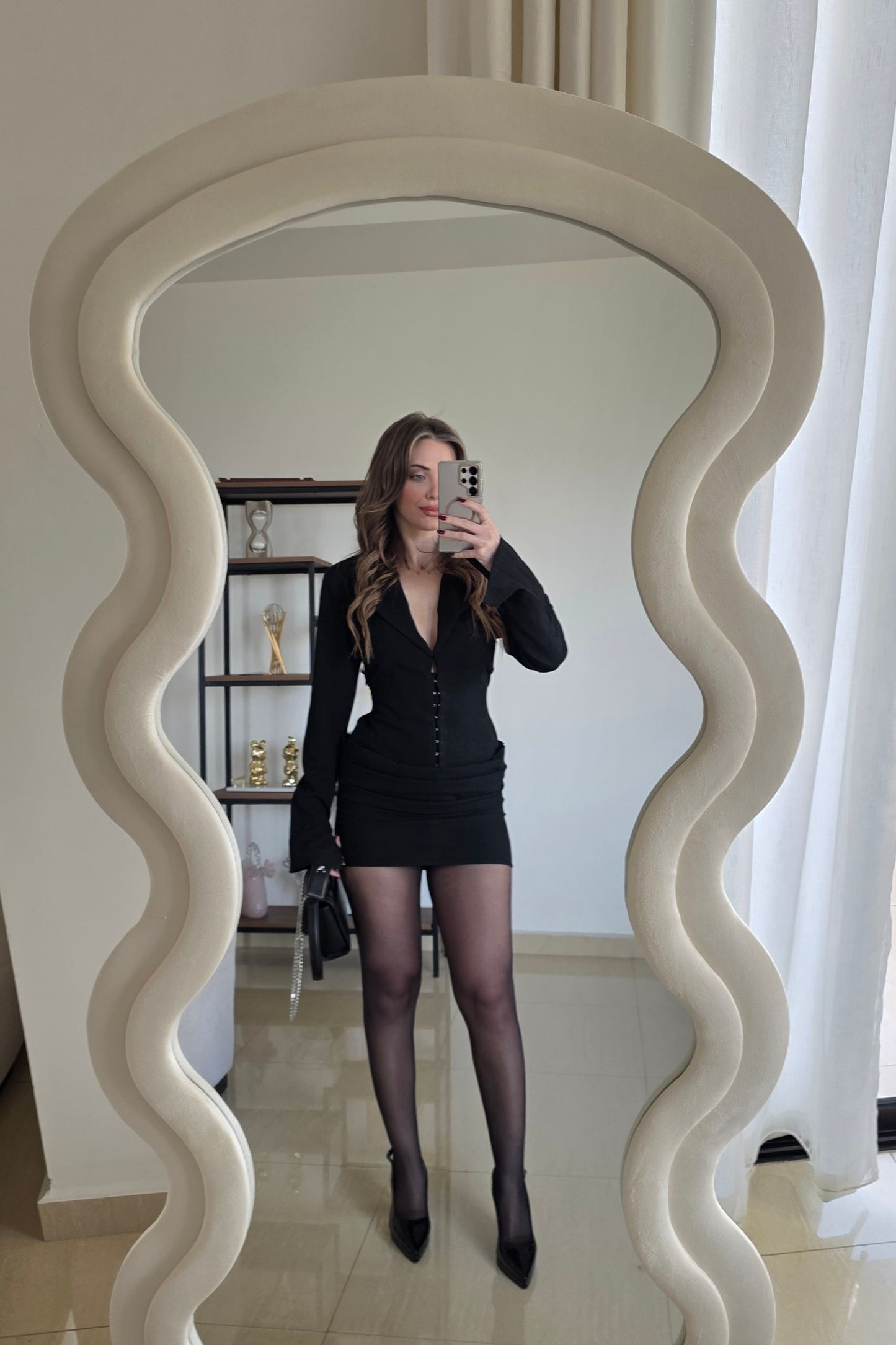 Reine Mini Dress - Black